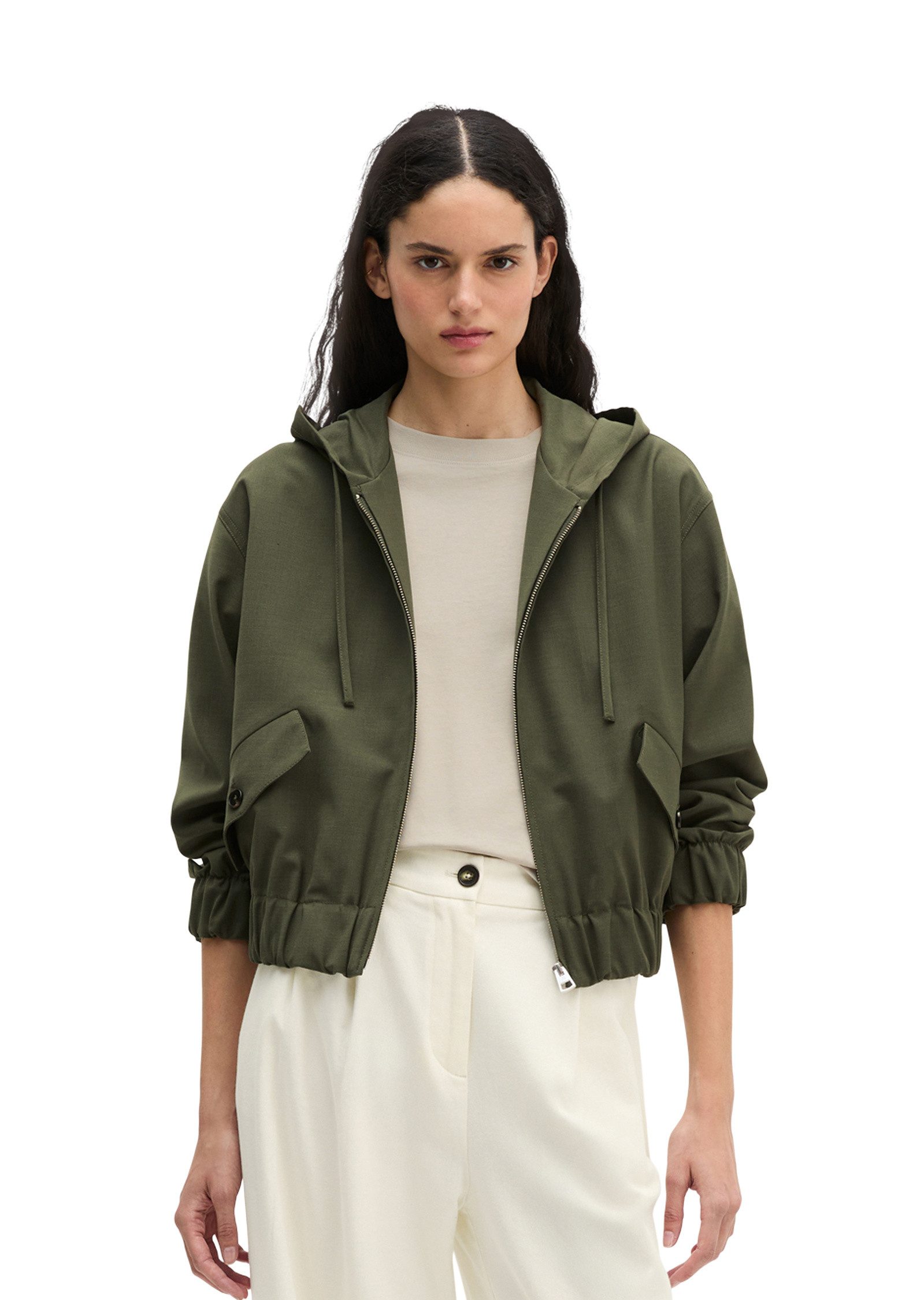 Marc O'Polo Kurzjacke aus Schurwolle-Stretch-Mix