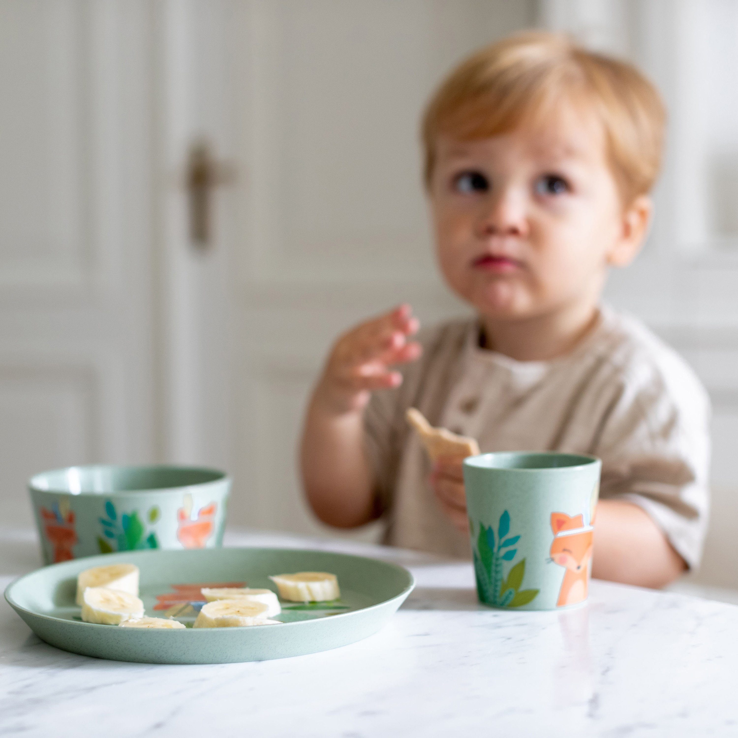 KOZIOL Kinderbecher CONNECT CUP S CO² ml, HARRY, 190 4-teilig 100% Kunststoff, produziert, recycelbar, neutral