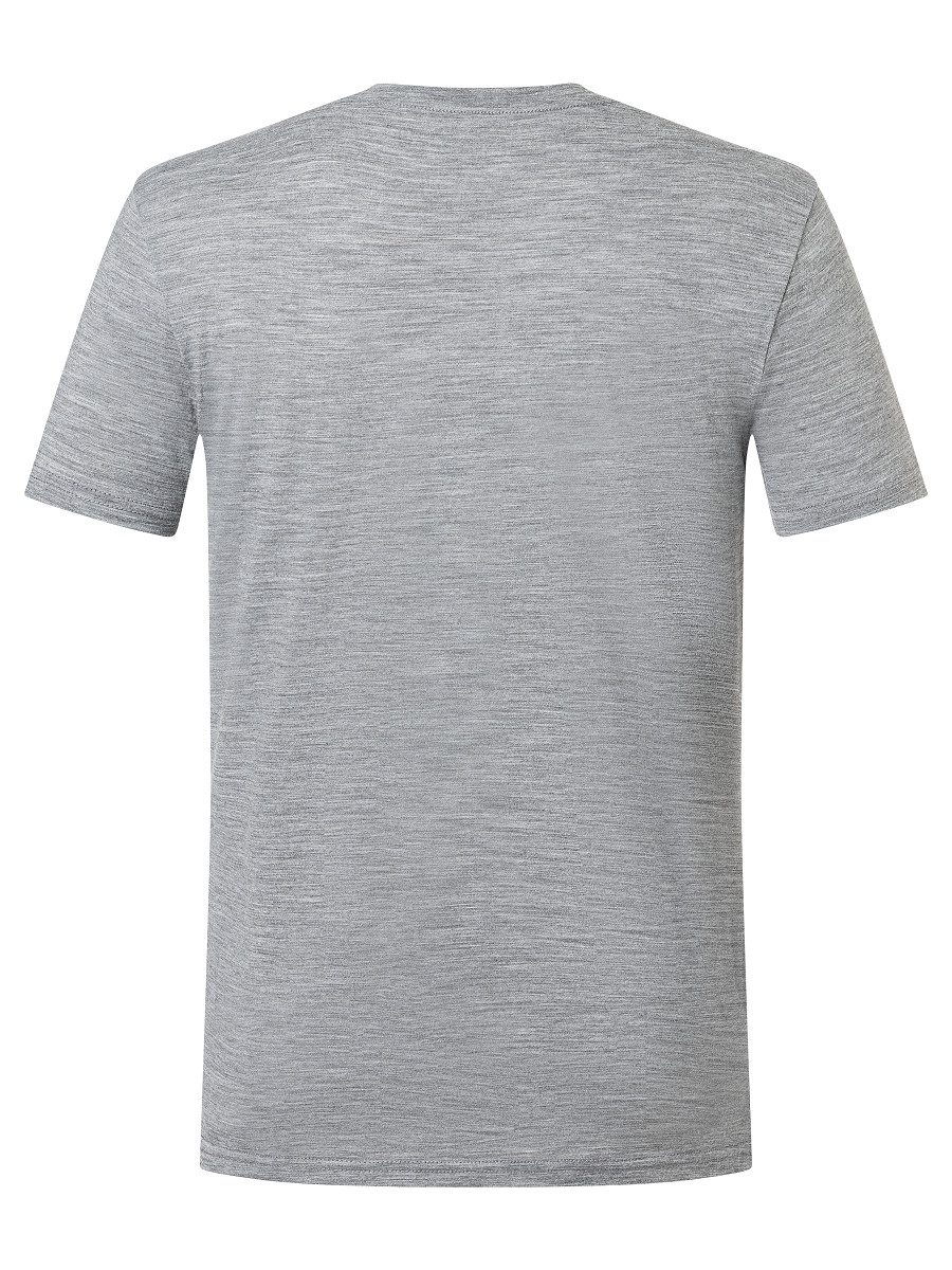 SUPER.NATURAL Funktionsshirt für Herren, Merino M CARSKI TEE mit Winter-Motiv, atmungsaktiv