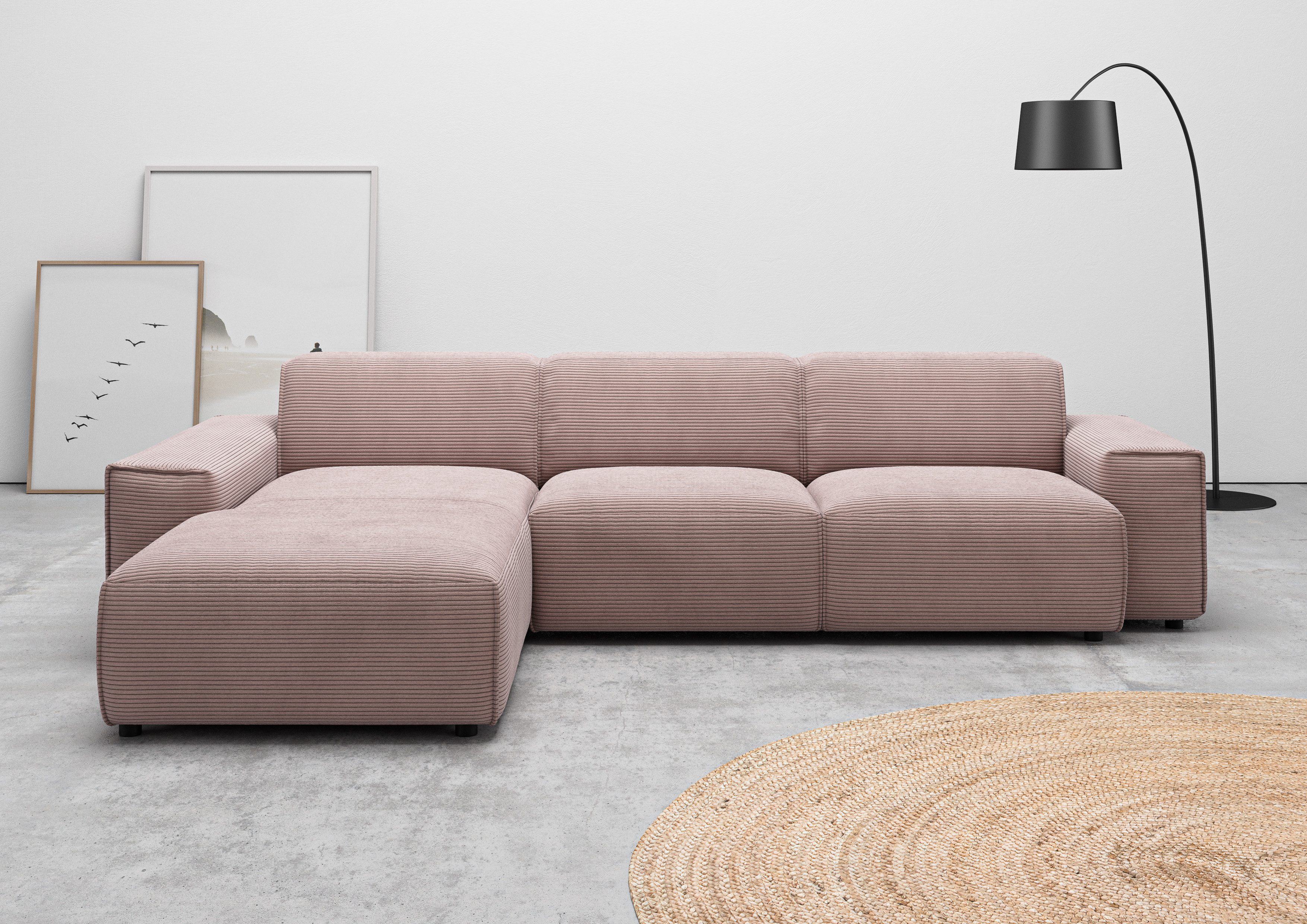 andas Ecksofa Glimminge auch in Breitcord, günstig online kaufen