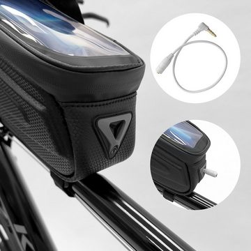 Wozinsky Fahrradtasche Fahrradtasche Rahmentasche Wasserdicht 1,7 L bis 6,5 Zoll