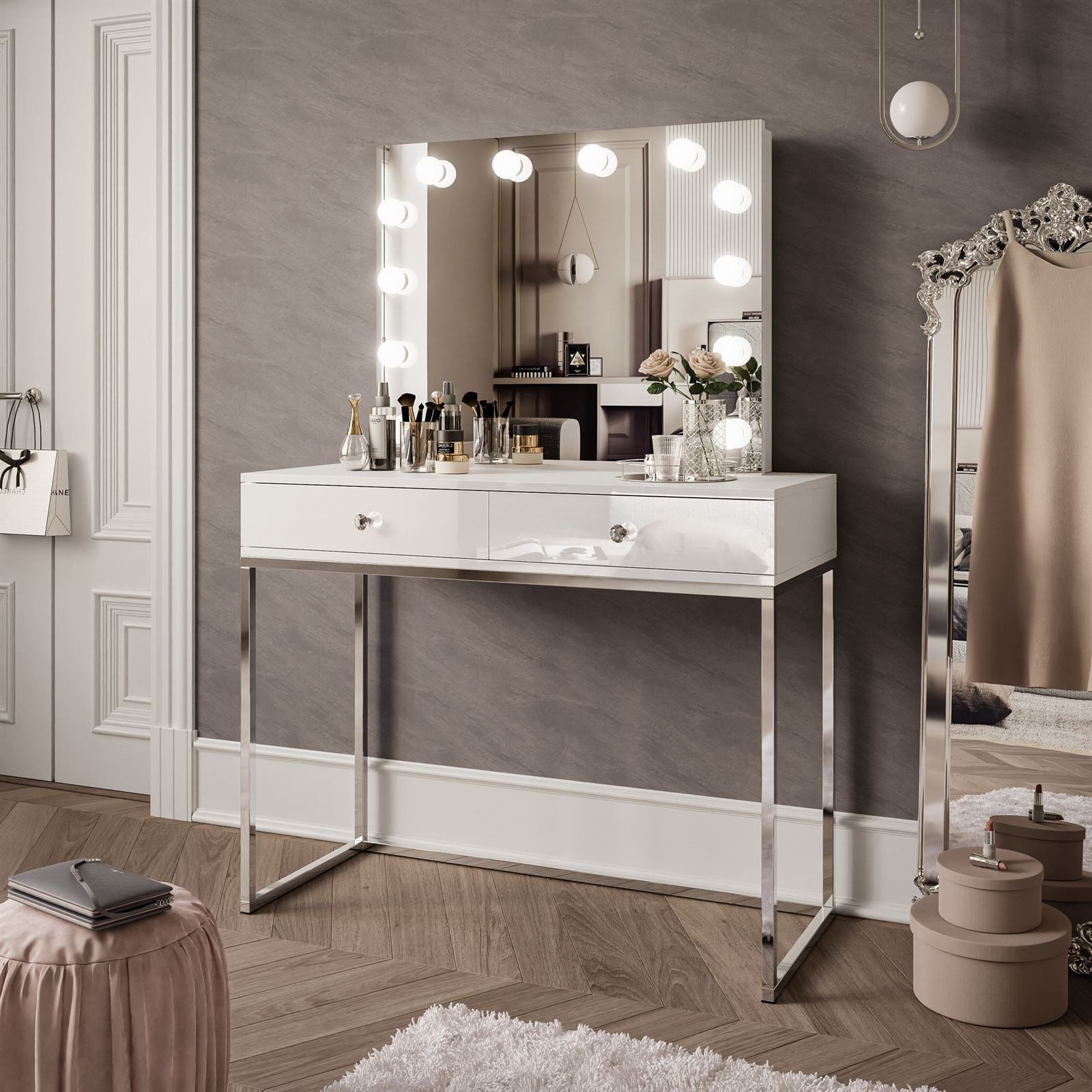 Lookway Schminktisch BLANCO GLAMOUR ELITE mit günstig online kaufen
