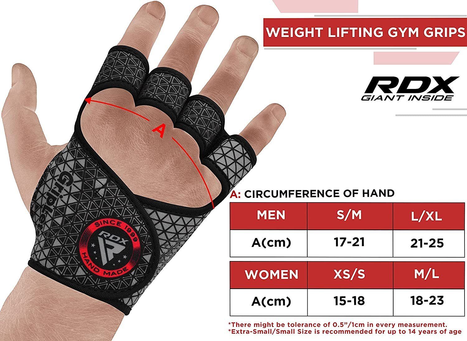 RDX Trainingshandschuhe RDX Fitness Handschuhe Grip günstig online kaufen