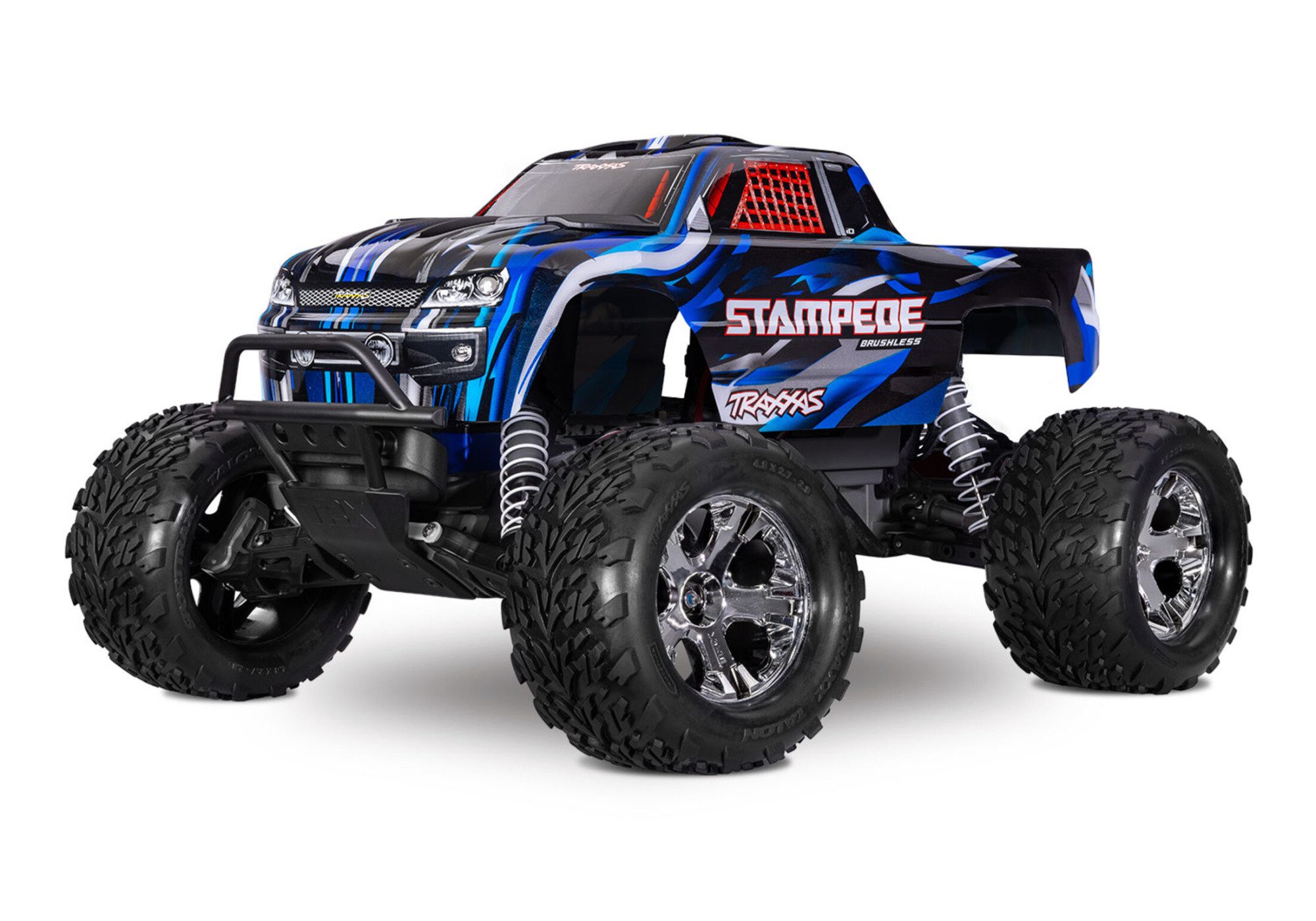 Traxxas RC-Buggy Traxxas Stampede Brushless 2S HD Monstertruck 1:10 RTR blau