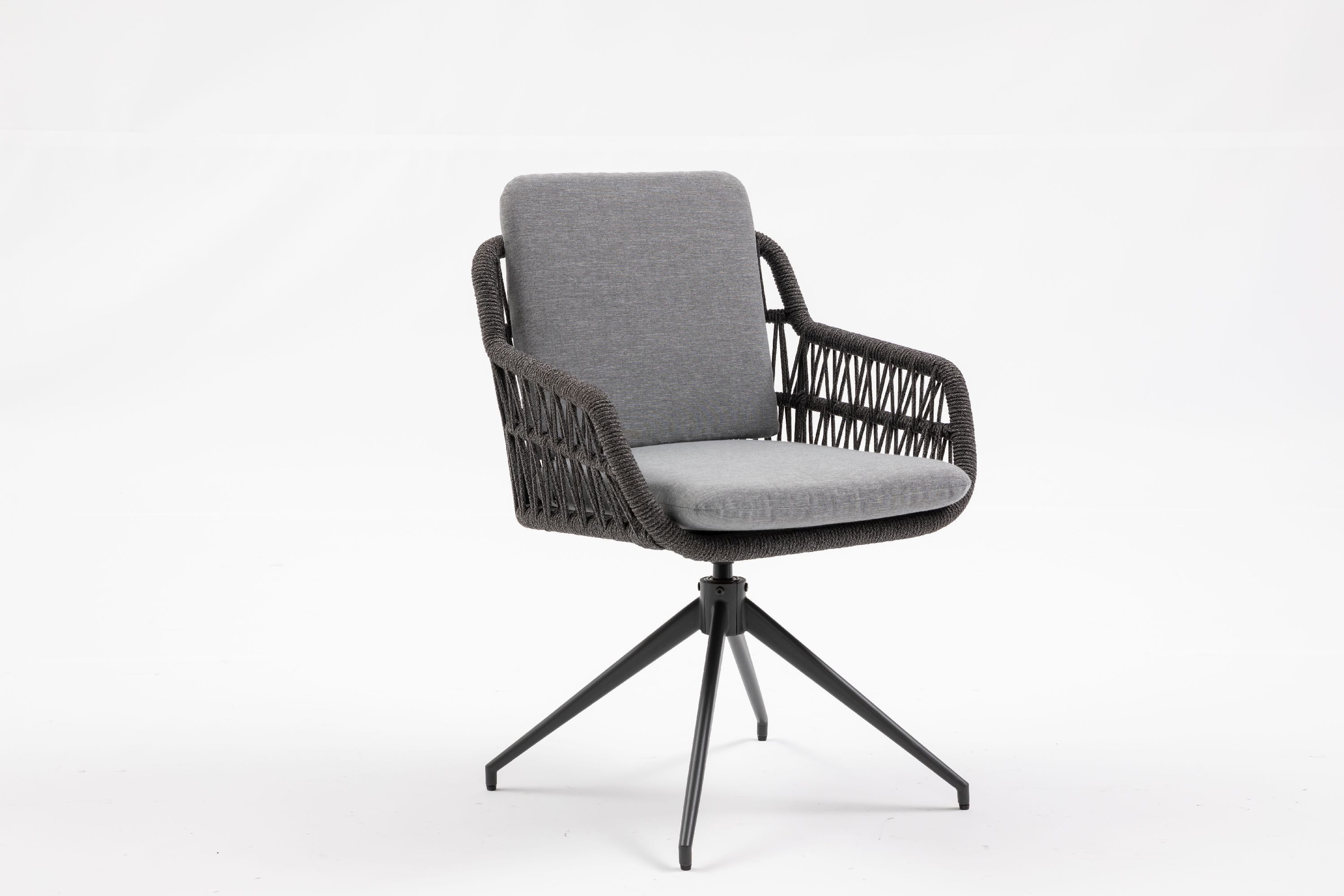 casa NOVA Gartenstuhl casa NOVA Gartenstuhl ANDRIA BHT 63x78x61 cm grau Stapelstuhl