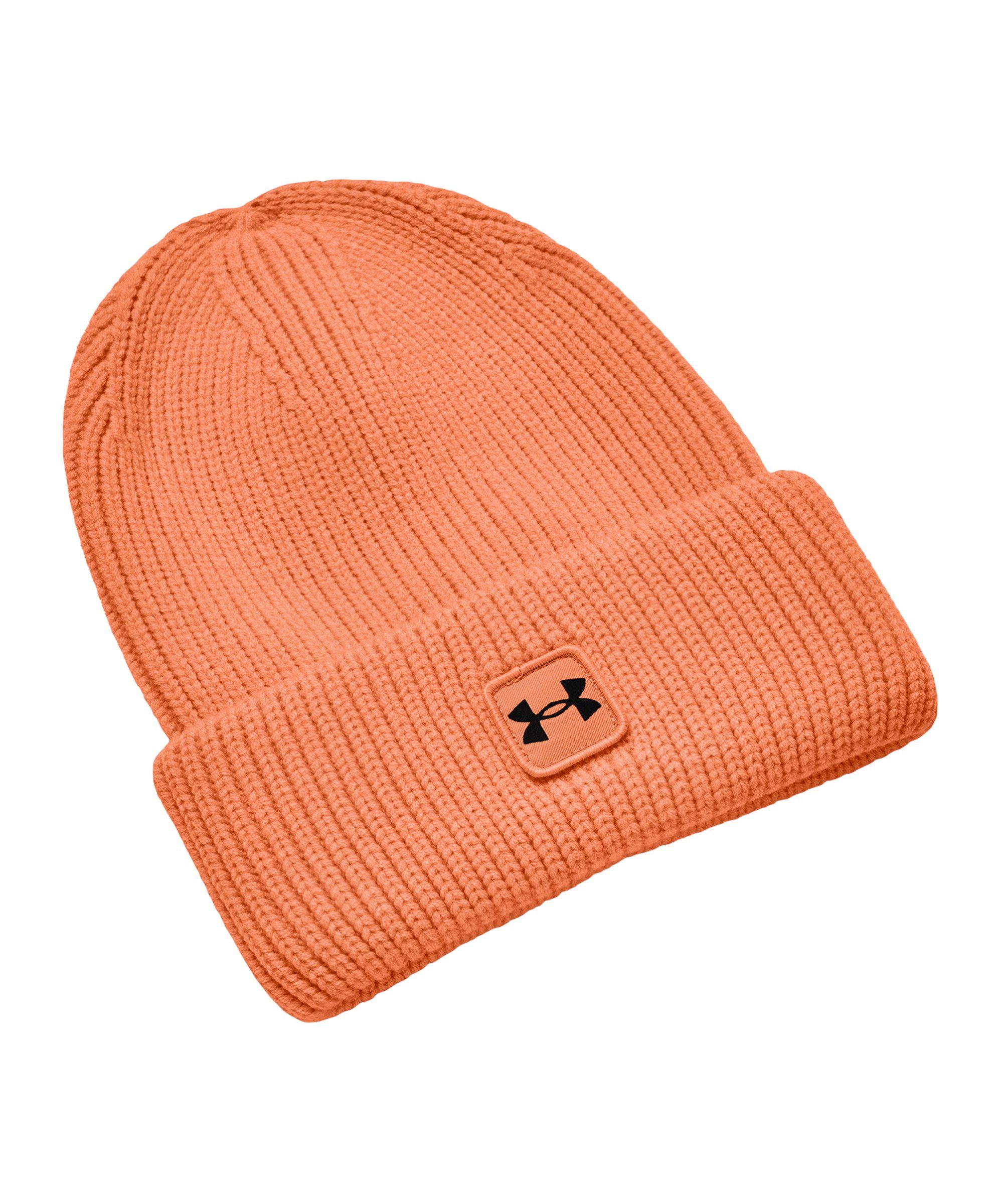 Halftime Ribbed-Org orange Beanie Armour® Under Beanie