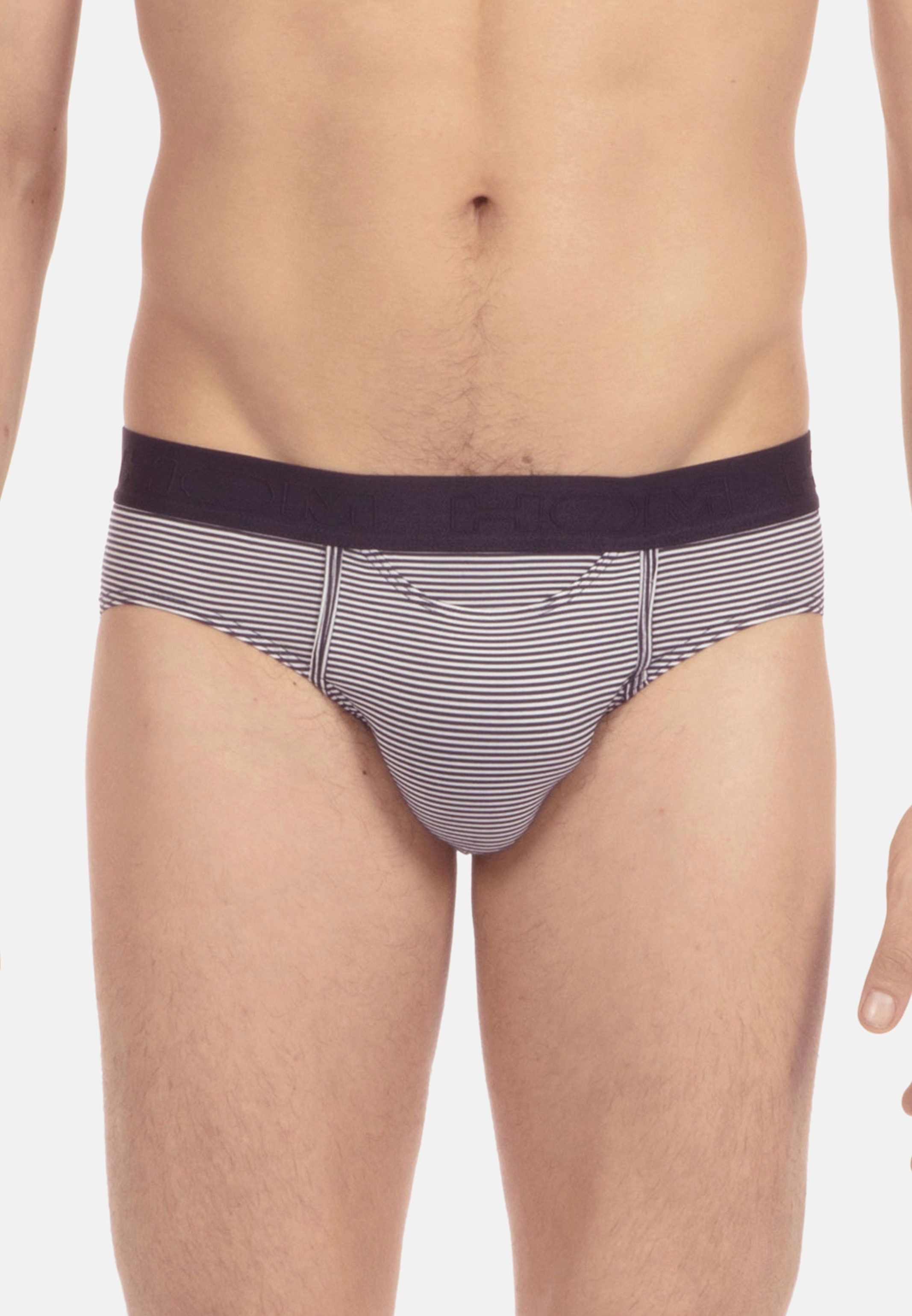Hom Slip HO1 Simon (1-St) Mini Slip / Unterhose - mit Eingriff - Modisches Streifenmuster