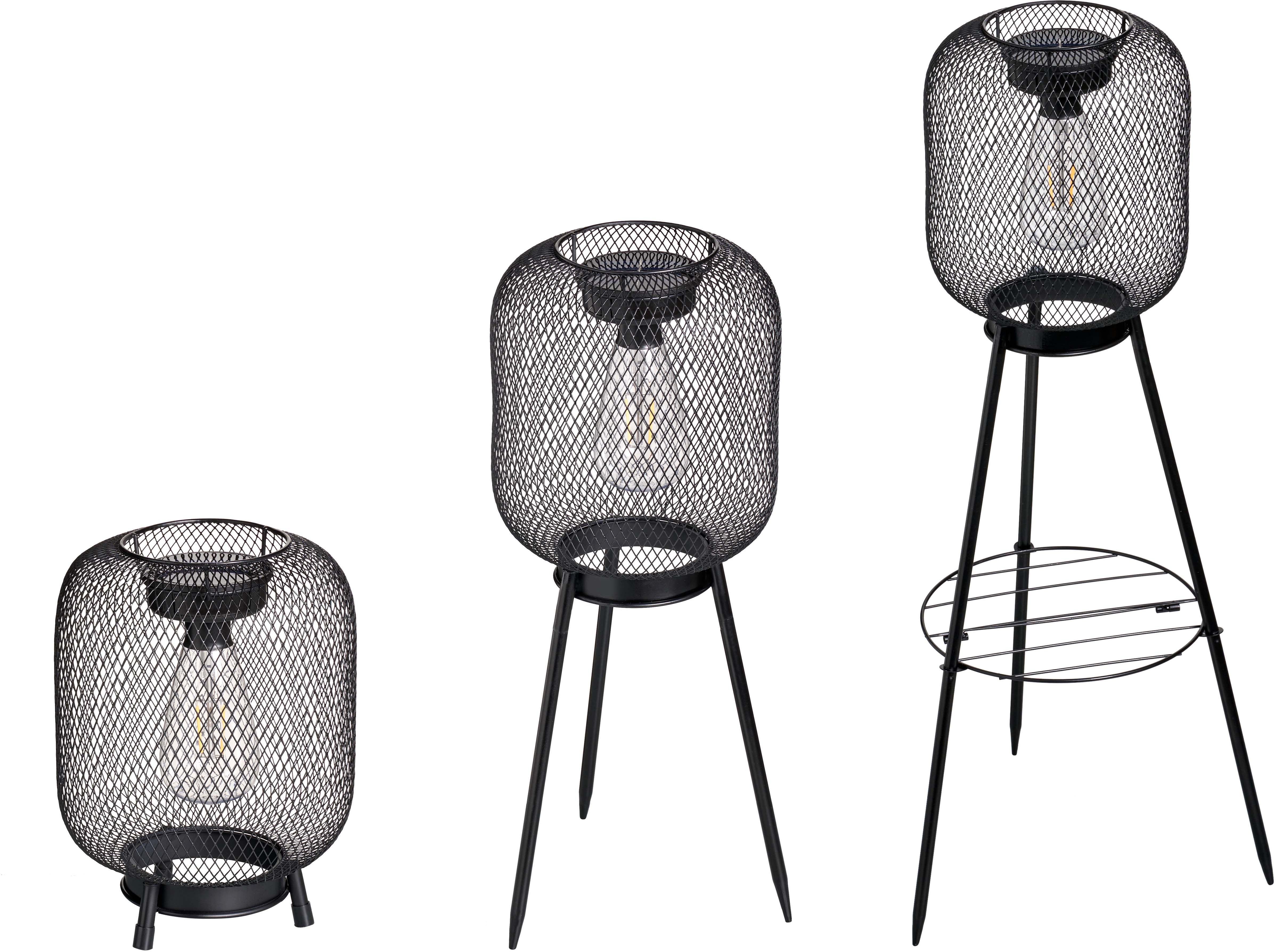Northpoint LED Solarleuchte LED Solar Außen Stehlampe Stehleuchte Tischlampe warmweiß