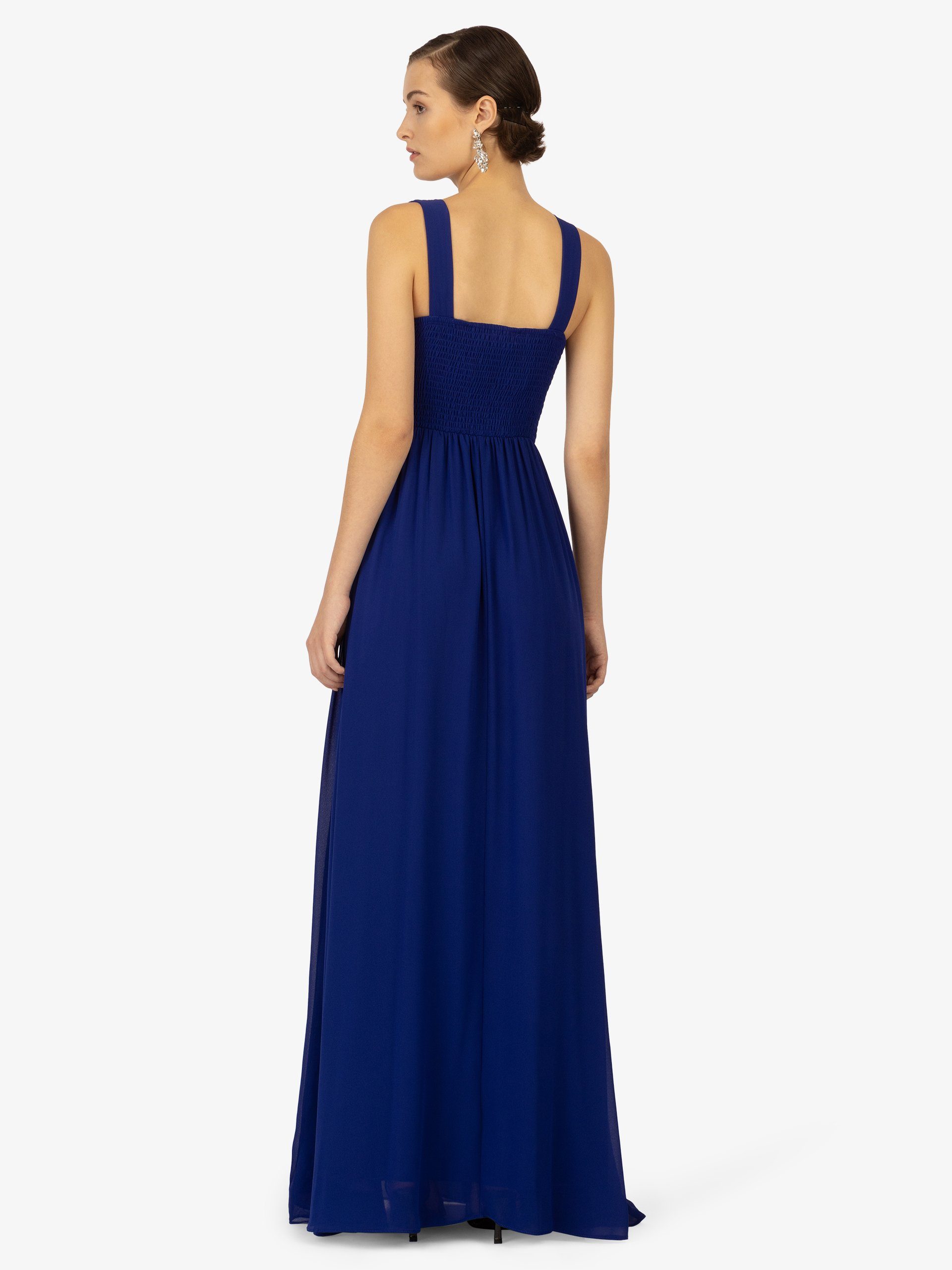 Kraimod Abendkleid mit V-ausschnitt vorne und Rückenausschnitt hinten