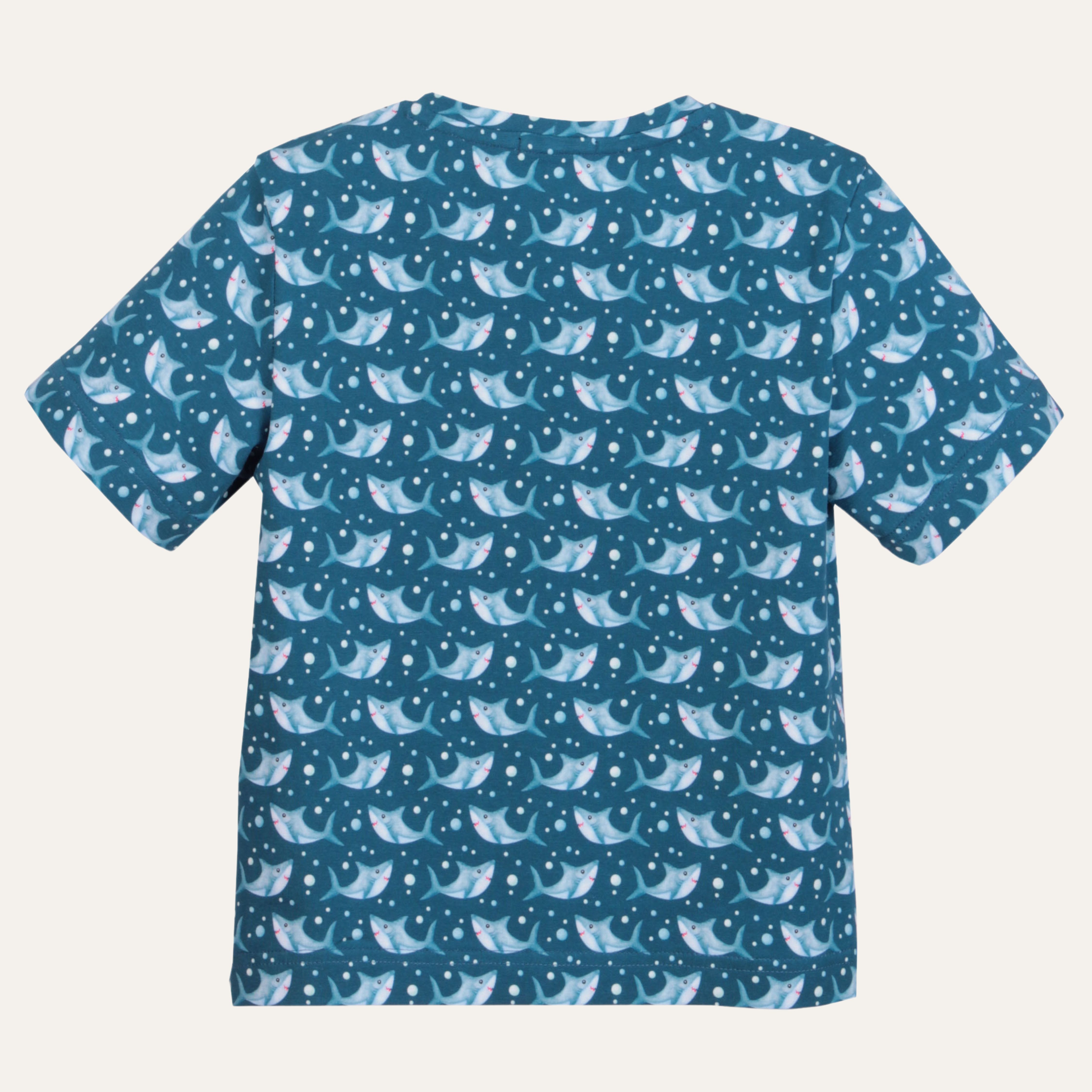 coolismo T-Shirt mit Tier-Motiv "Kleine Haie" for BOYS, Allover-Druck, Baumwolle, Made in EU