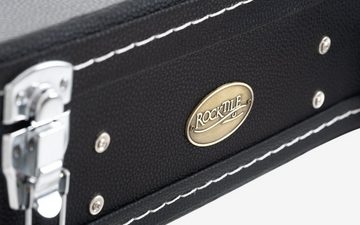 Rocktile E-Gitarren-Koffer 4/4 Westerngitarrenkoffer APX-Style, gepolsterter Gigbag, integriertes Innenfach