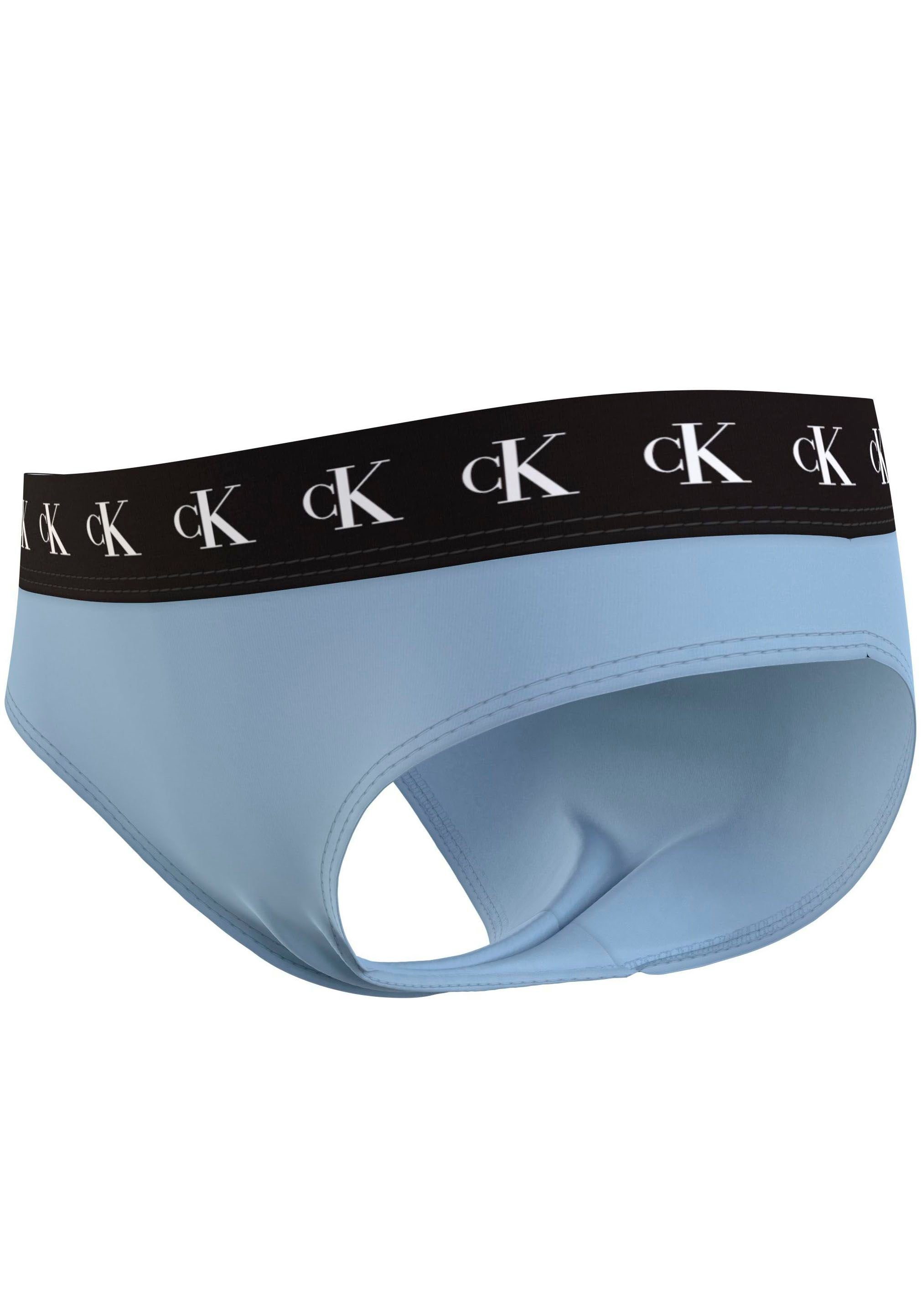 Calvin Bund 3PK Markenlabel mit Underwear 3er-Pack) am Bikinislip Klein (Packung, BIKINI 3-St.,