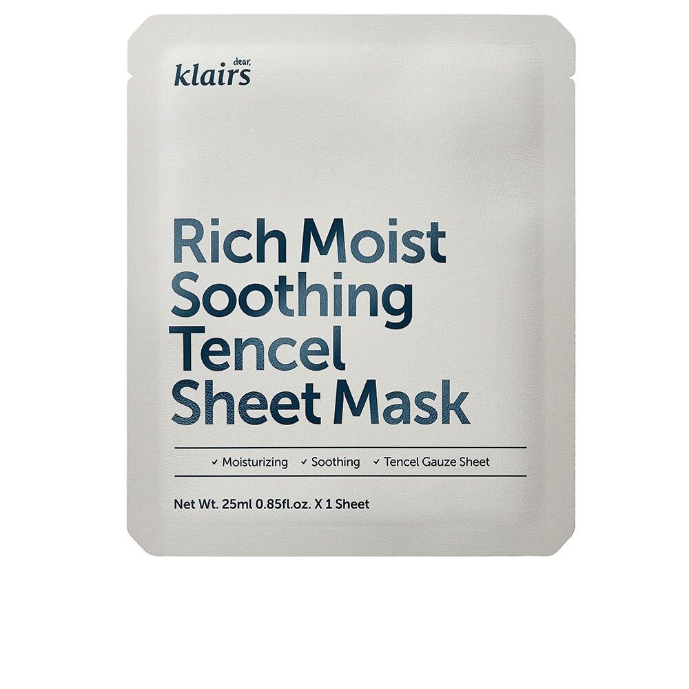 Dear Klairs Tuchmaske KLAIRS Rich Moist Soothing Tencel Sheet Mask