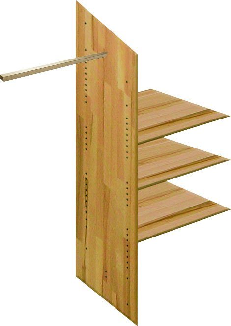 Home affaire Inneneinteilung Modesty, aus massivem Kernbuchenholz, für die unterschiedlichen Schrankbreiten