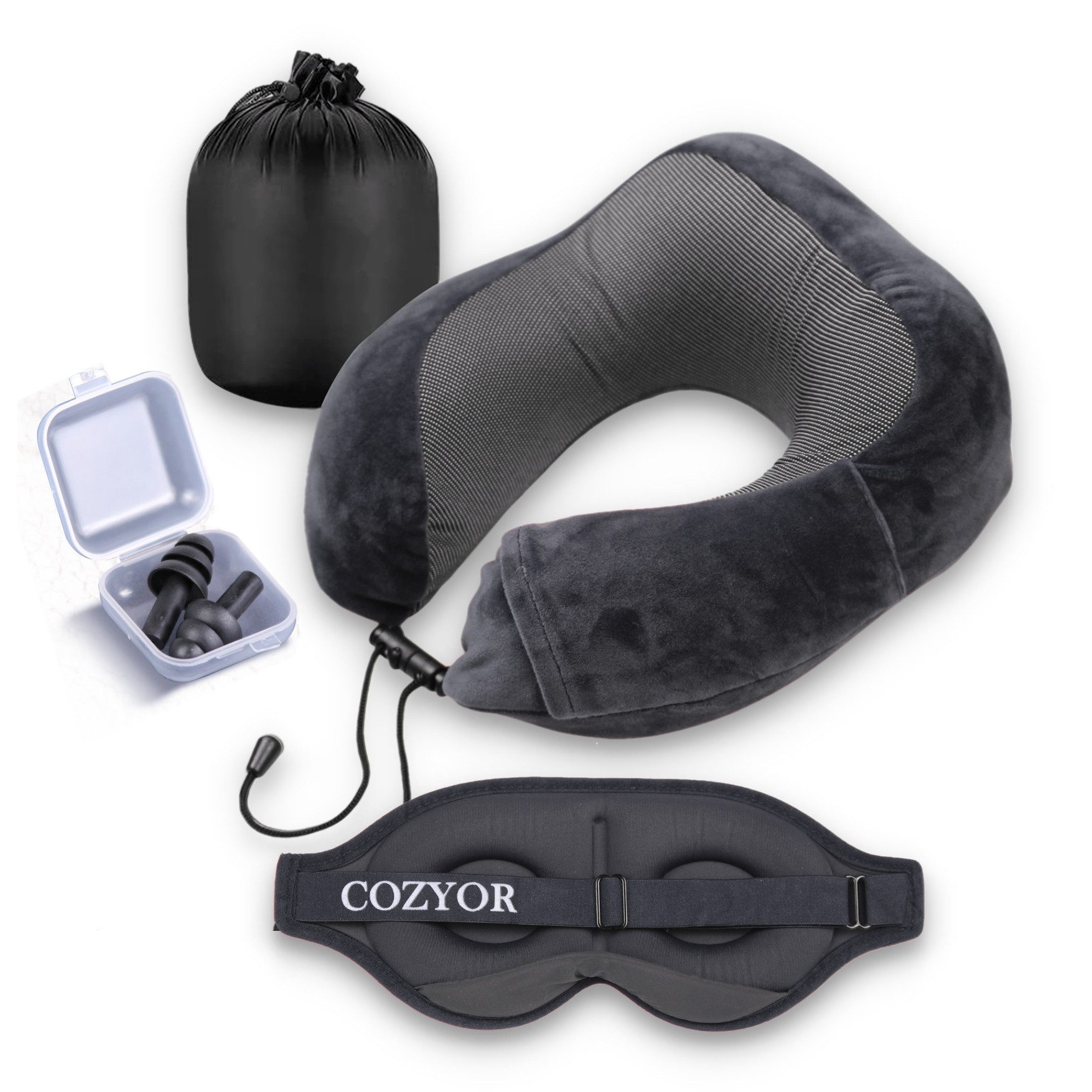 Cozyor Nackenstützkissen Memory Nackenkissen mit verstellbarem Verschluss + günstig online kaufen