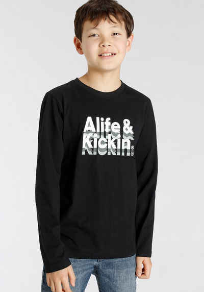 Alife & Kickin Langarmshirt Logo-Print NEUE MARKE!