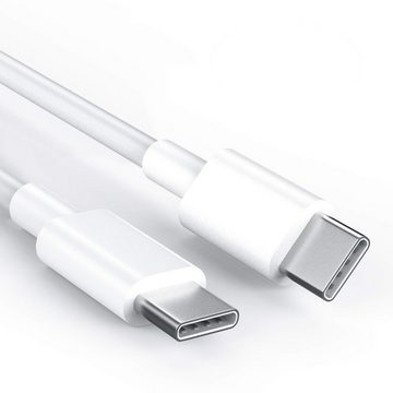 Ventarent Schnellladegerät USB C passt für iPhone 15 / Pro / Max / Plus & iPad USB-Ladegerät (2,22 mA, Set, 2-tlg., 1 x Adapter 20 Watt + 1x Ladekabel USB-C auf USB-C 2 Meter, Fast Charging)