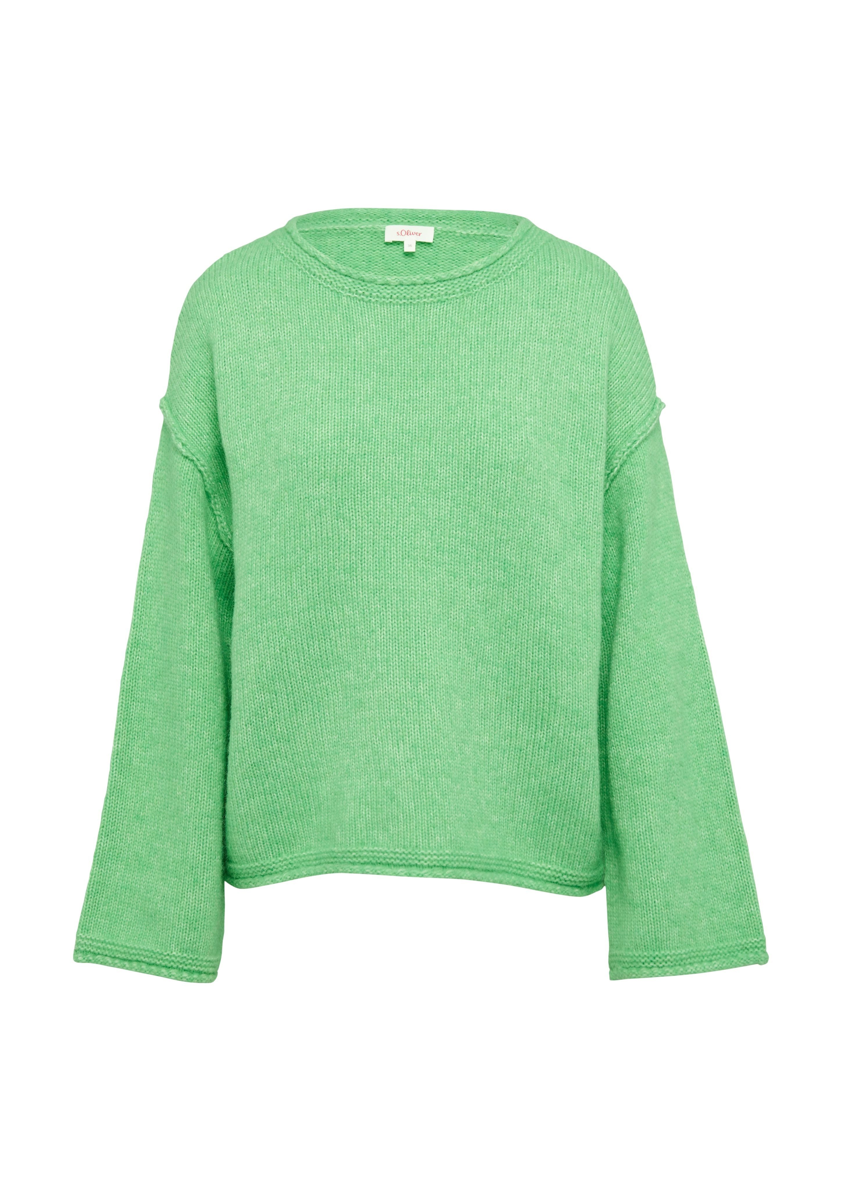 s.Oliver Strickpullover, mit weiten Ärmeln günstig online kaufen