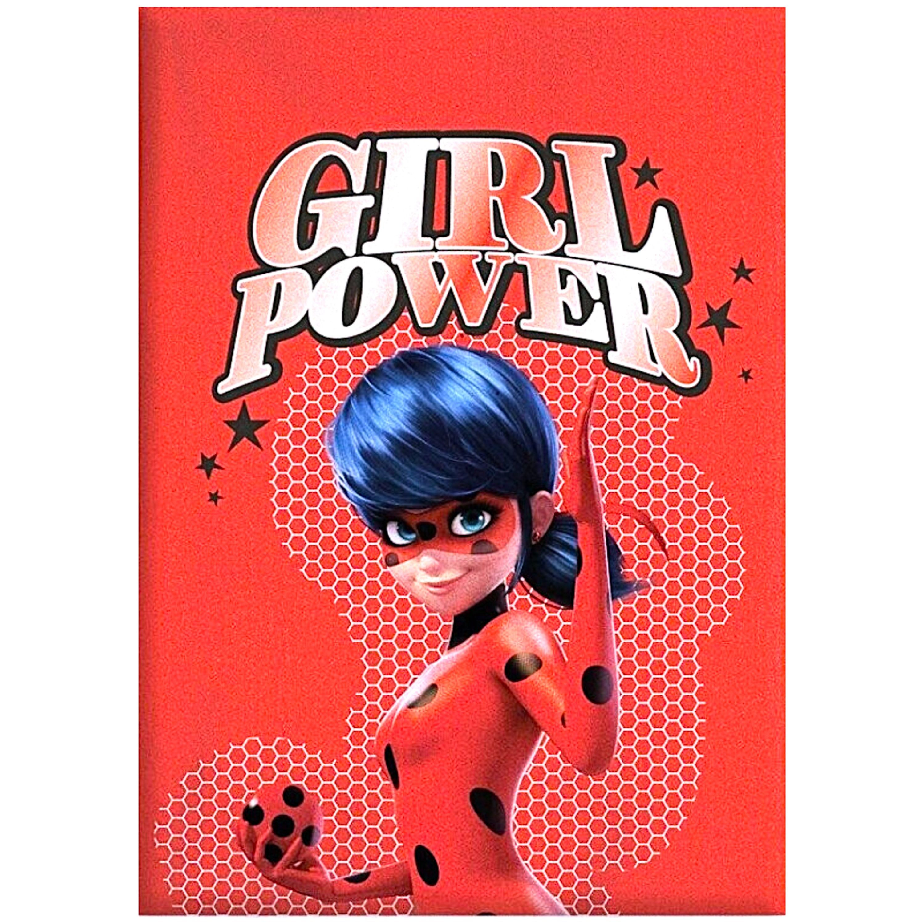 Kinderdecke GIRL POWER, Miraculous - Ladybug, Kinder Fleecedecke weiche Kuscheldecke 140 x 100 cm