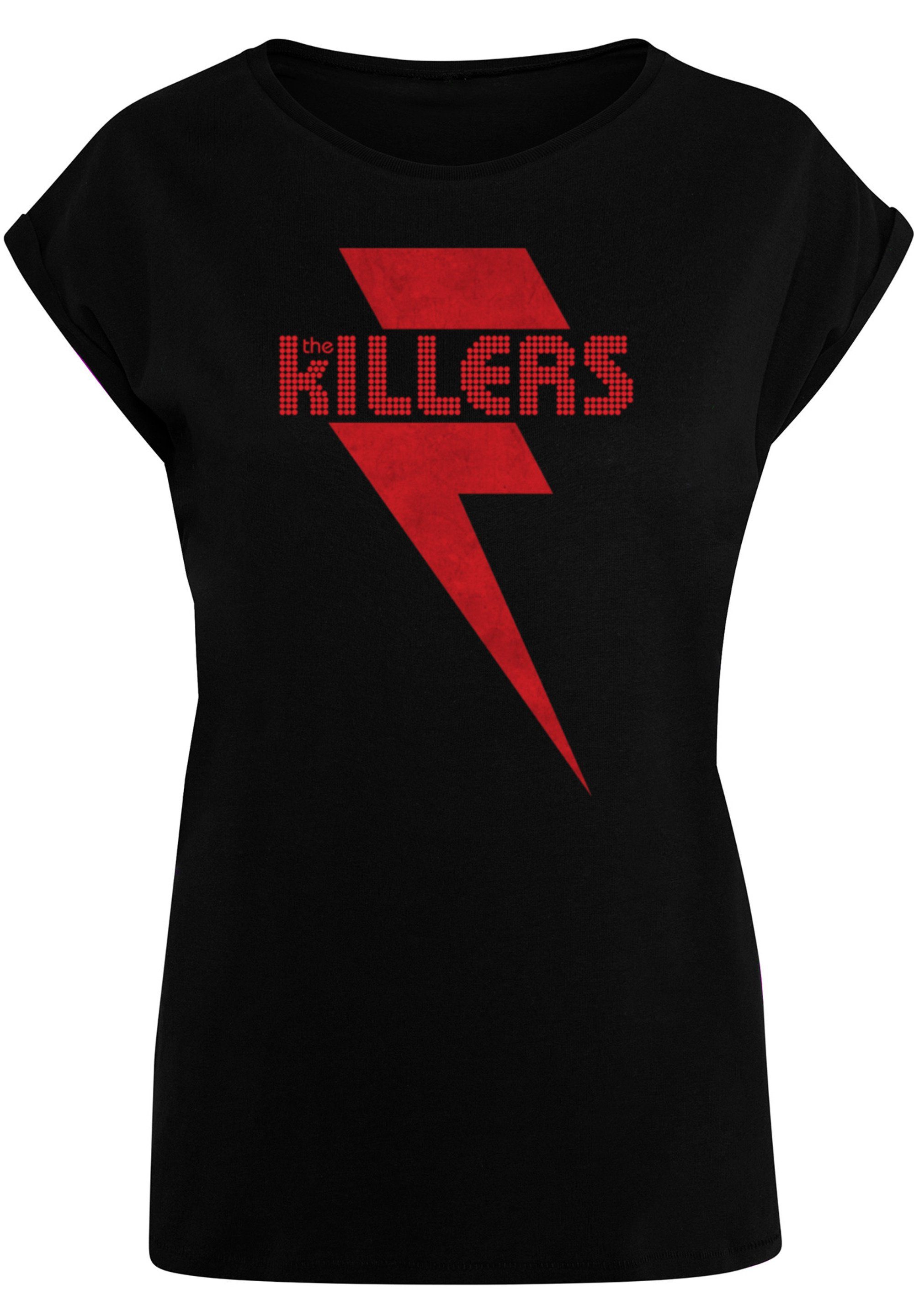 Print, Bolt Band 170 cm F4NT4STIC trägt und Red T-Shirt groß The Das Killers Model Größe ist M Rock