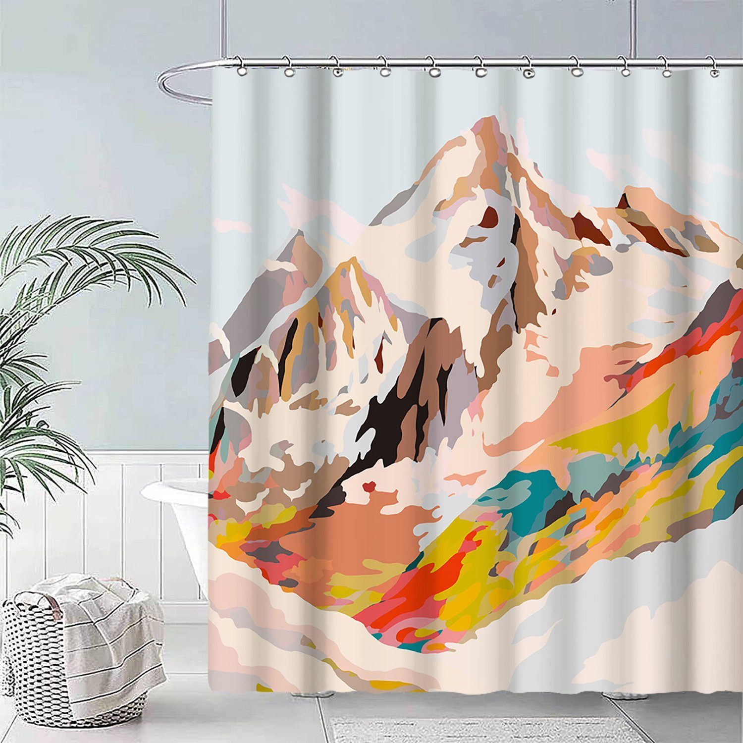 BYSURE Duschvorhang Breite 180 cm, Digitaldruck günstig online kaufen