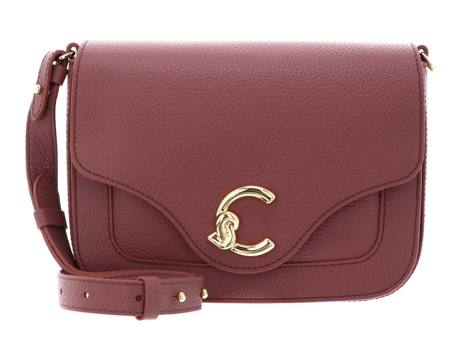 COCCINELLE Umhängetasche Crossbody Bag Grained Leather, aus echtem Rindsleder