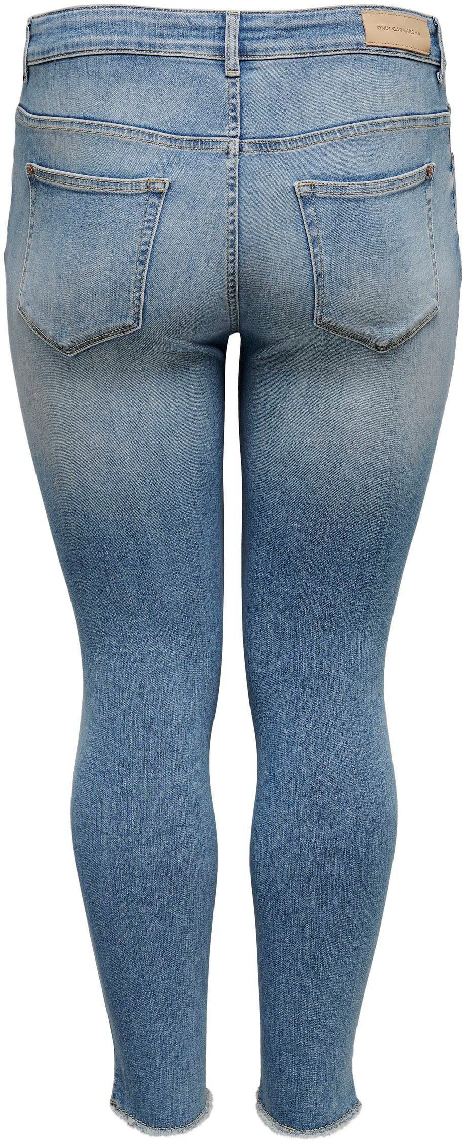 ONLY CARMAKOMA Skinny-fit-Jeans CARWILLY REG SK ANK DNM REA1467 NOOS