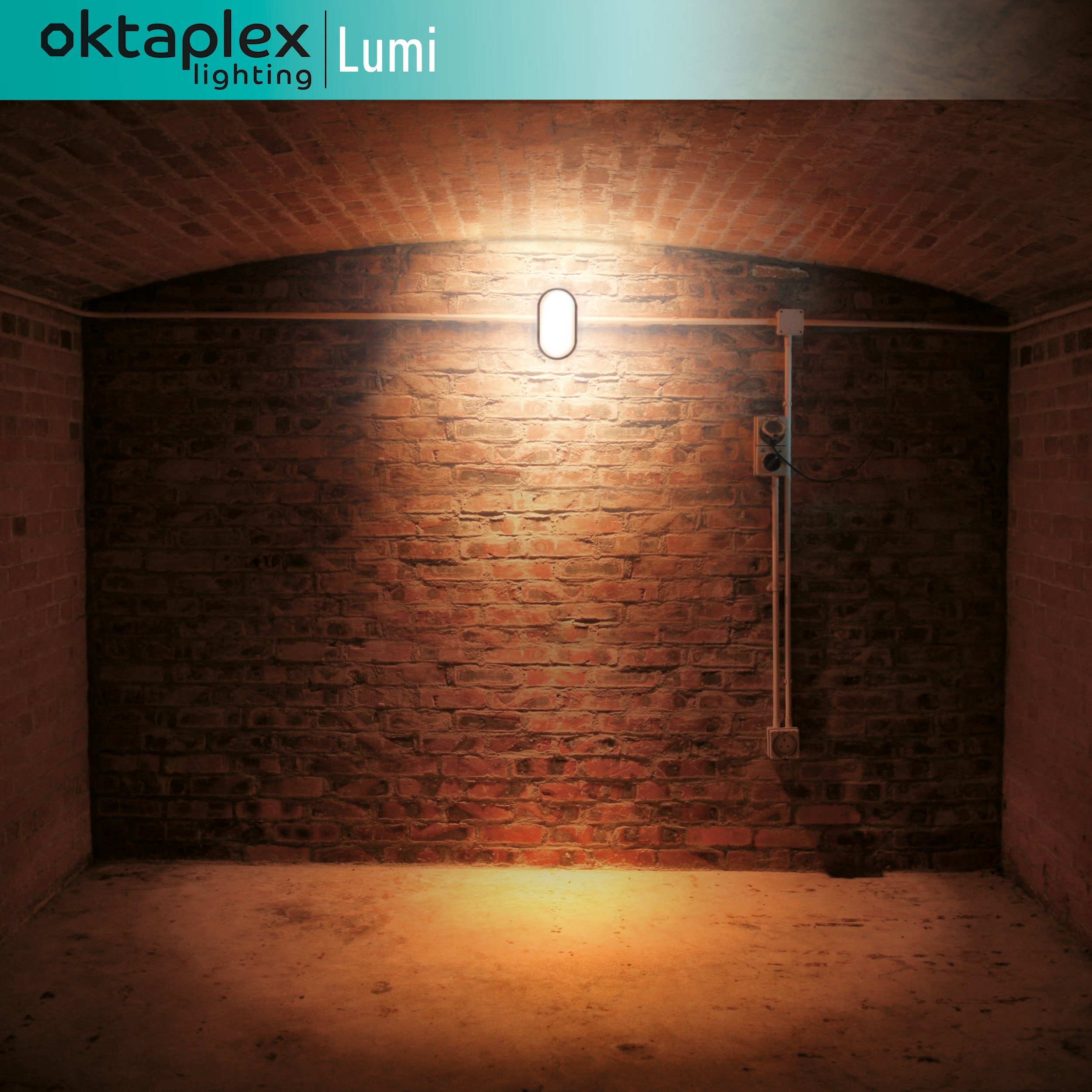 Oktaplex lighting LED Deckenleuchte Lumi Kellerleuchte günstig online kaufen