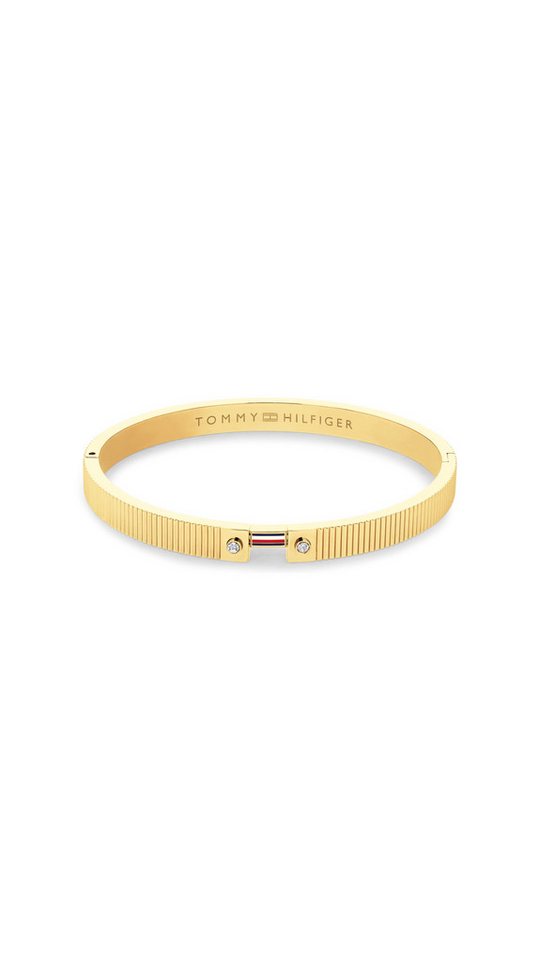 Tommy Hilfiger Armspange STRIPES, mit Glasstein - Emaille