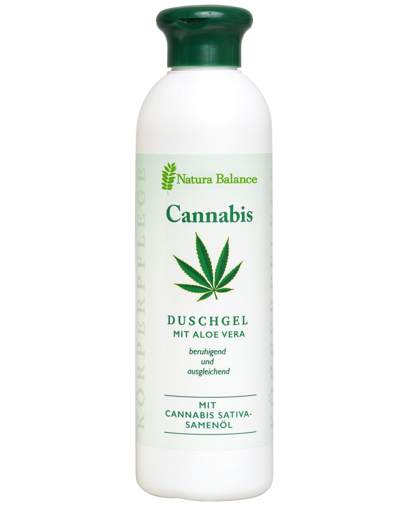 Natura Balance Duschgel 3x 250ml Duschgel Cannabis Aloe Vera Hanfsamenöl Haut Pflegedusche, 3x 250ml