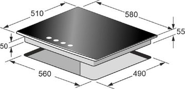 Kaiser Küchengeräte Backofen-Set EH 6337+KG 6357, Einbaubackofen 79L,11 Funktionen + Gaskochfeld 60 cm