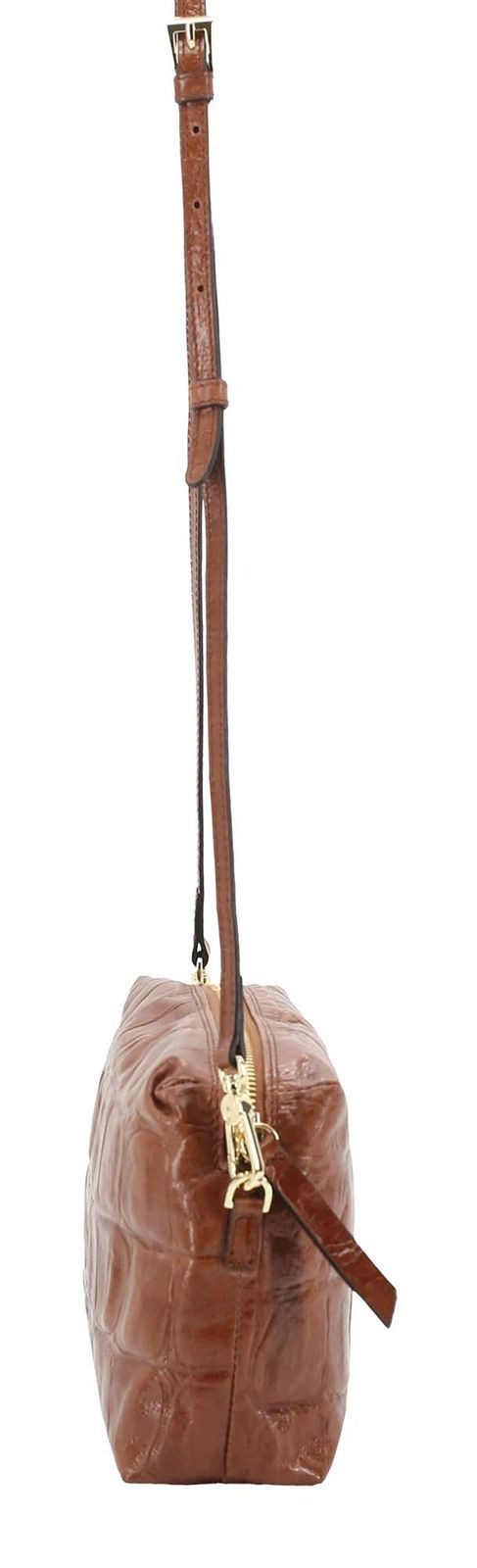 Abro Schultertasche Crossbody Bag Kaia, aus echtem Rindsleder