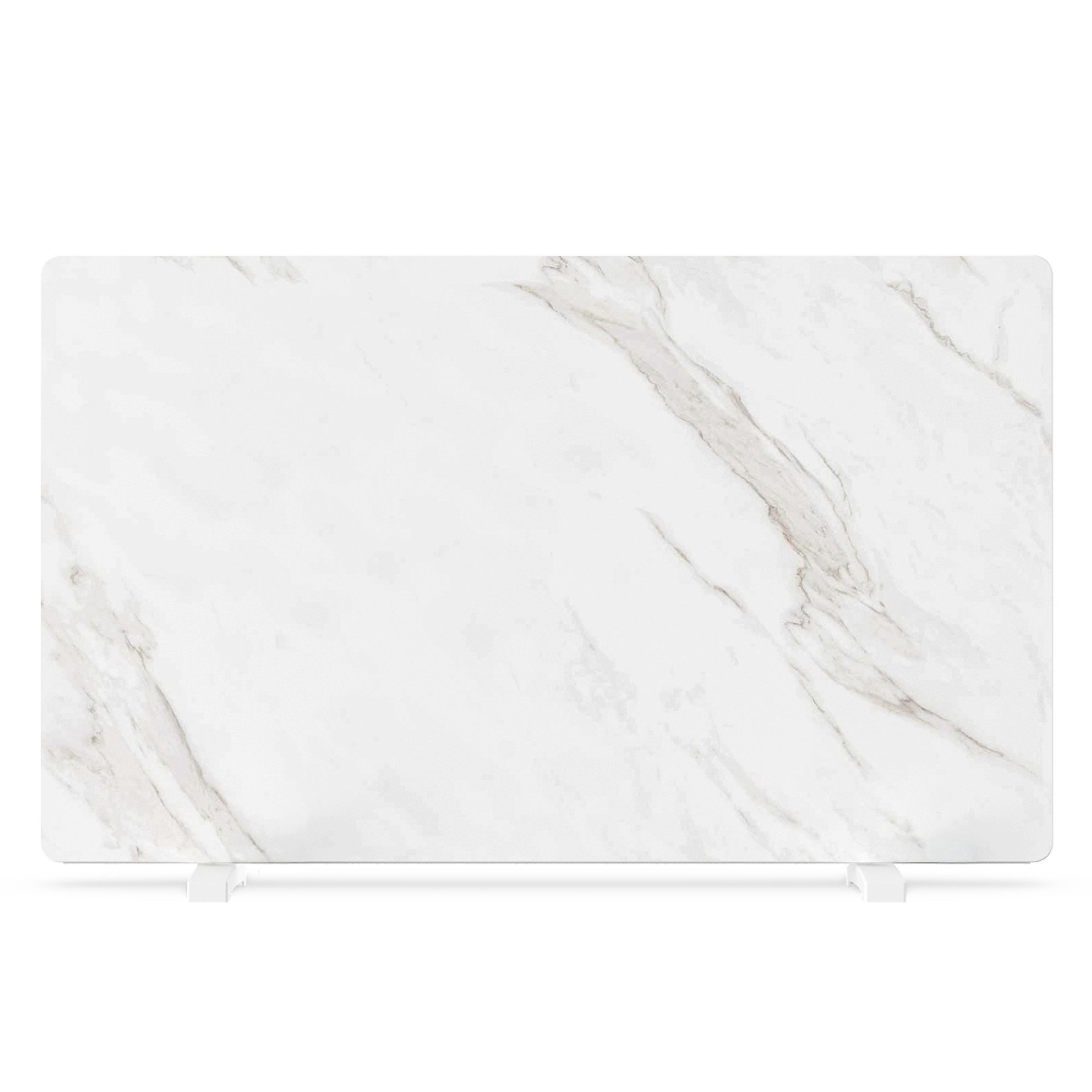 Klarstein Heizkörper Klr-MarmoHeat600Wht, Elektrisch Heizkörper Wohnzimmer Freistehend Wandmontage LED LCD Timer