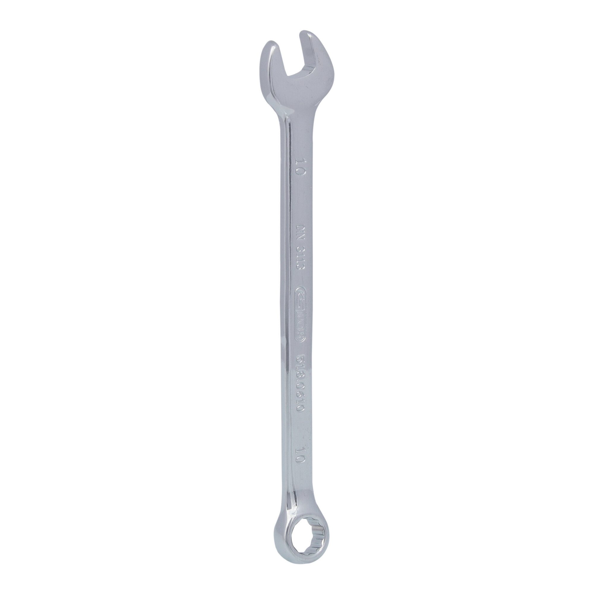 KS Tools Ratschenringschlüssel KS Tools CHROMEplus Ringmaulschlüssel, abgewinkelt, 10mm