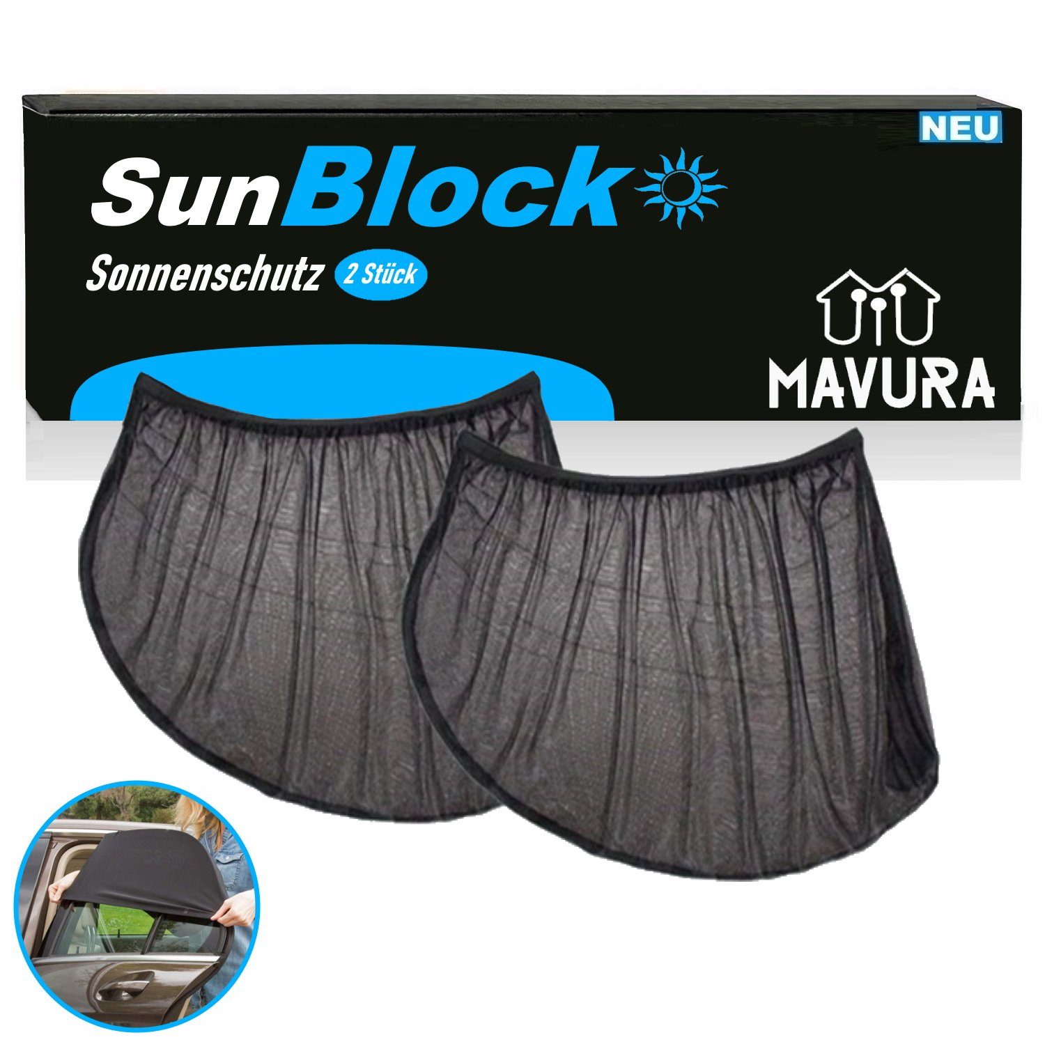 Neue Magnetische UV Schutz Vorhang Seitenfenster Sonnenschutz
