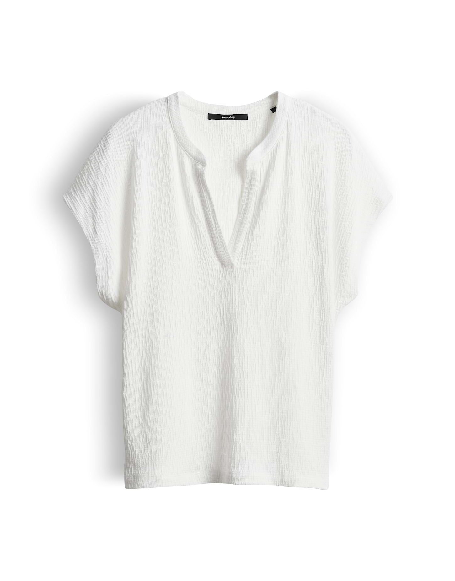 someday Kurzarmshirt Kedora easy aus Jersey mit 3D-Struktur Mit strukturierter Oberfläche und softem Griff