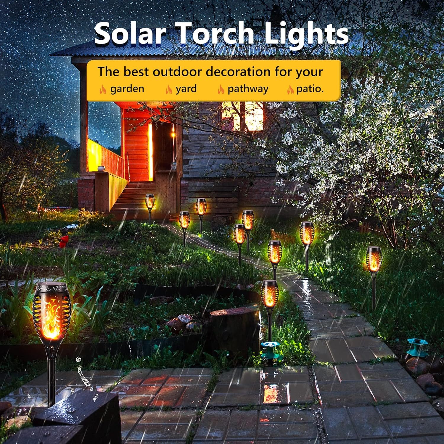 BlingBin LED Solarleuchte 4/8 Stück LED-Solar-Gartenleuchten günstig online kaufen