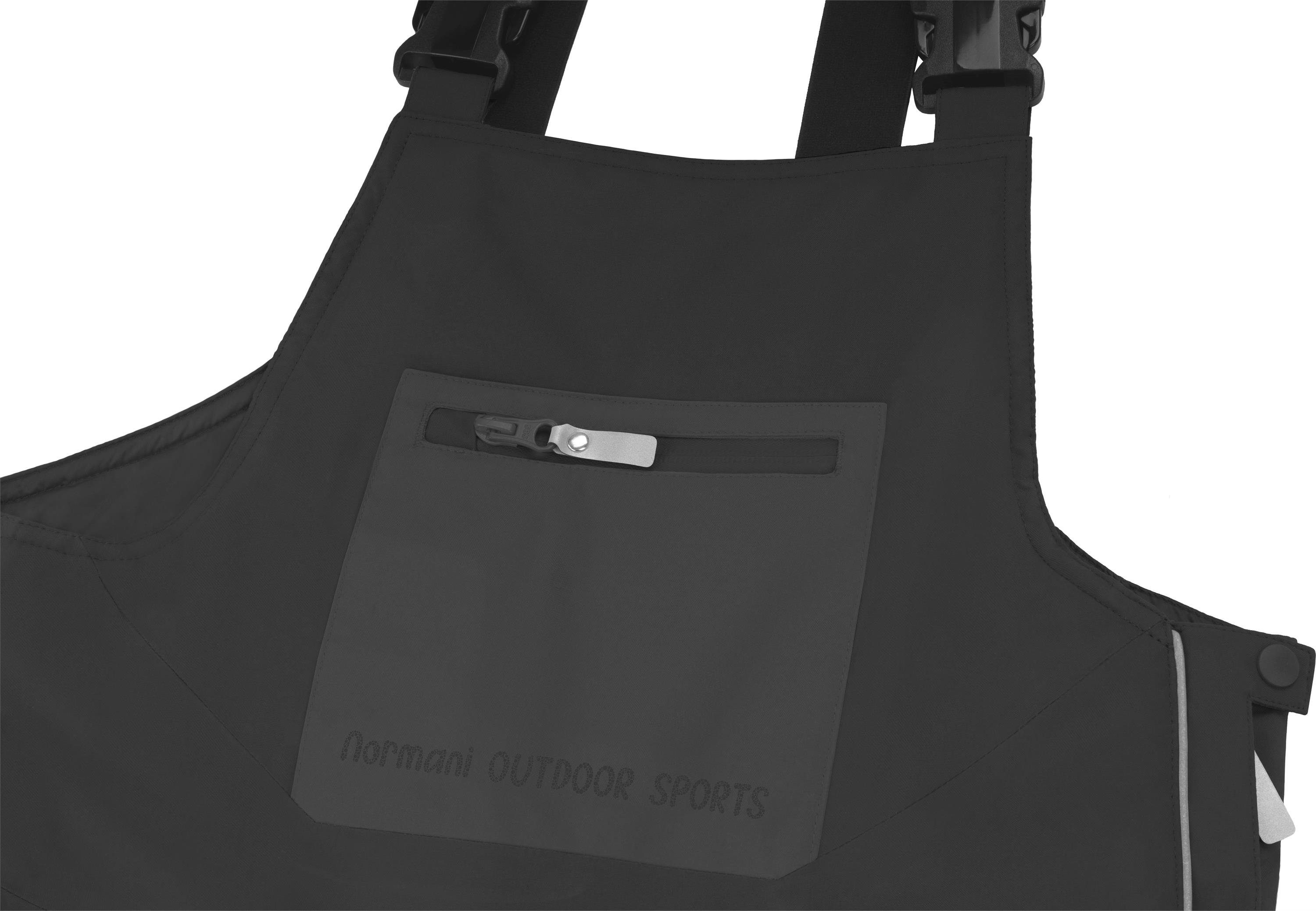 normani Schneehose Kinder Winter Latzhose Paulatuk Wasserdichte Winterhose Thermohose gefütterte Skihose