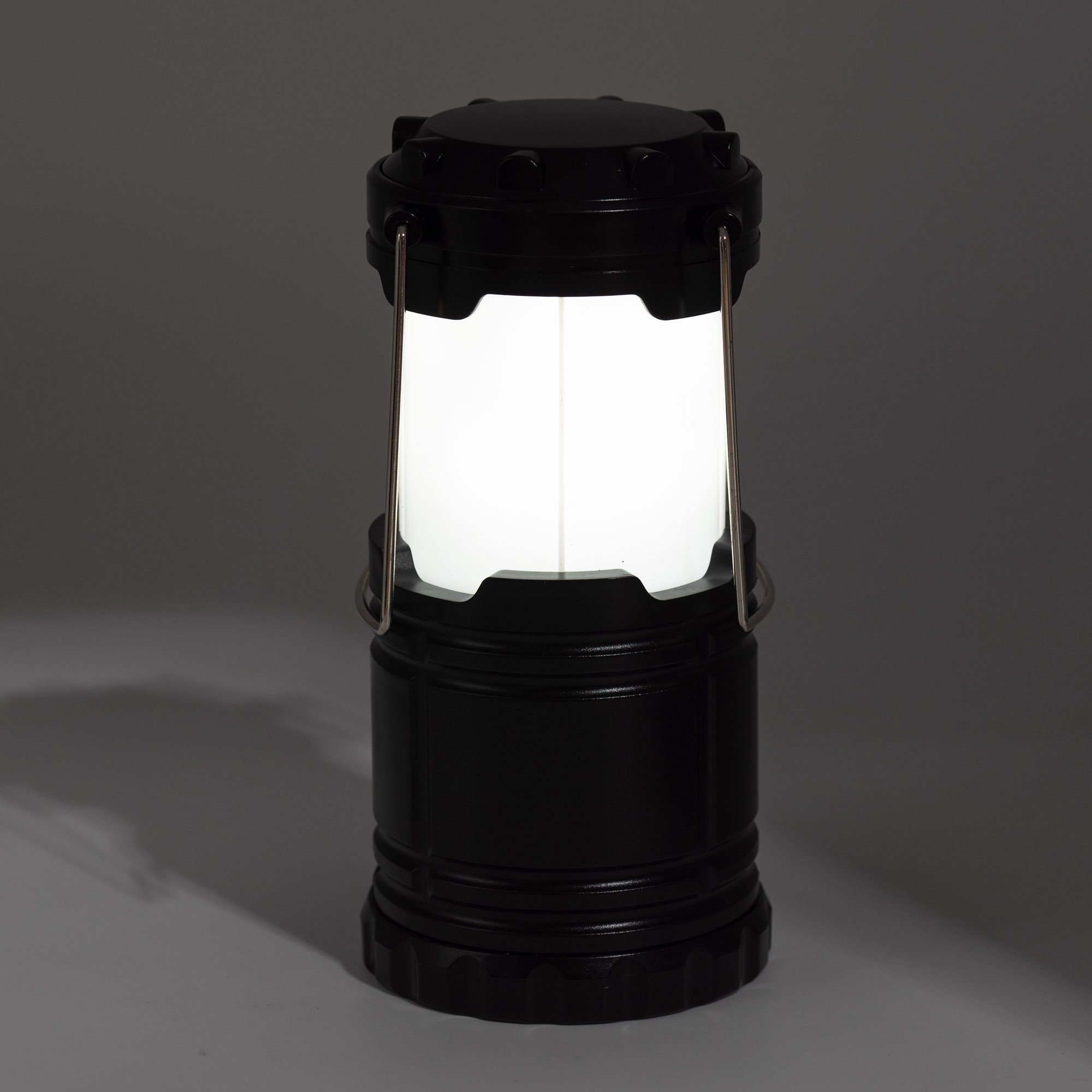 Lampe 2in1 Leuchte Zelt Laterne, Garten, Batterie, Taschenlampe Campinglampe BENSON Flammen, Effekt LED