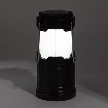 BENSON Taschenlampe 2in1 LED Campinglampe Zelt Lampe Leuchte Laterne, Garten, Batterie, Flammen, Effekt