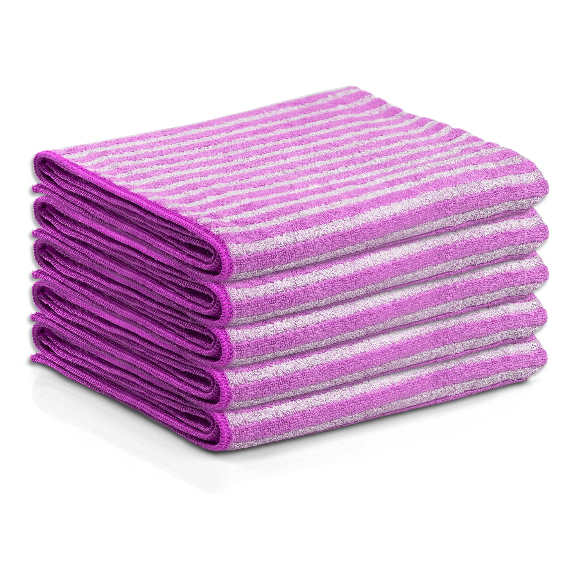 Das Blaue Wunder® Geschirrtuch EXTRA Premium aus Bambusfasern für Küche und Haushalt, (Set in 40 x 70cm), Reinigen und Trocknen, Streifen- und fusselfrei, Waschbar bis 95°C