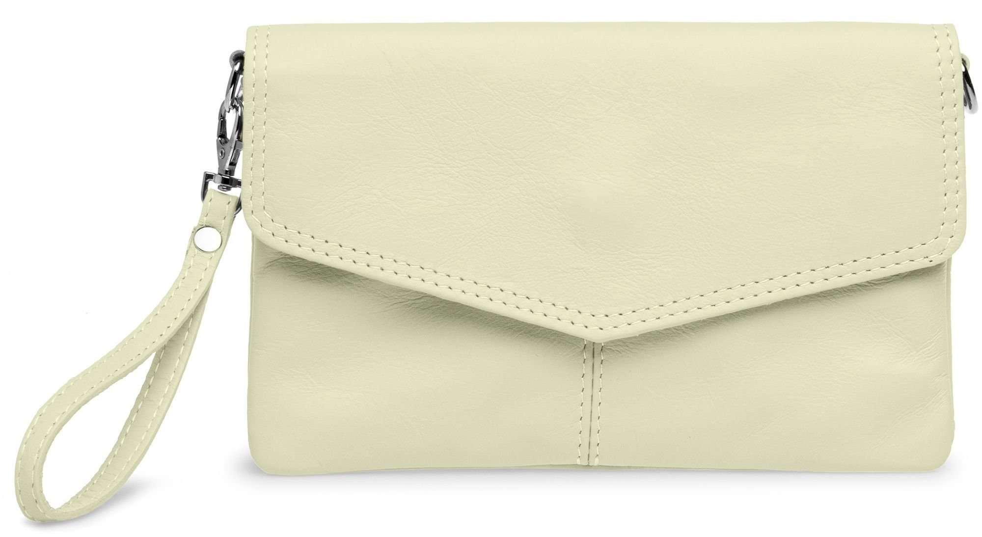 Caspar Clutch Abendtasche Leder Damen Umhängetasche günstig online kaufen