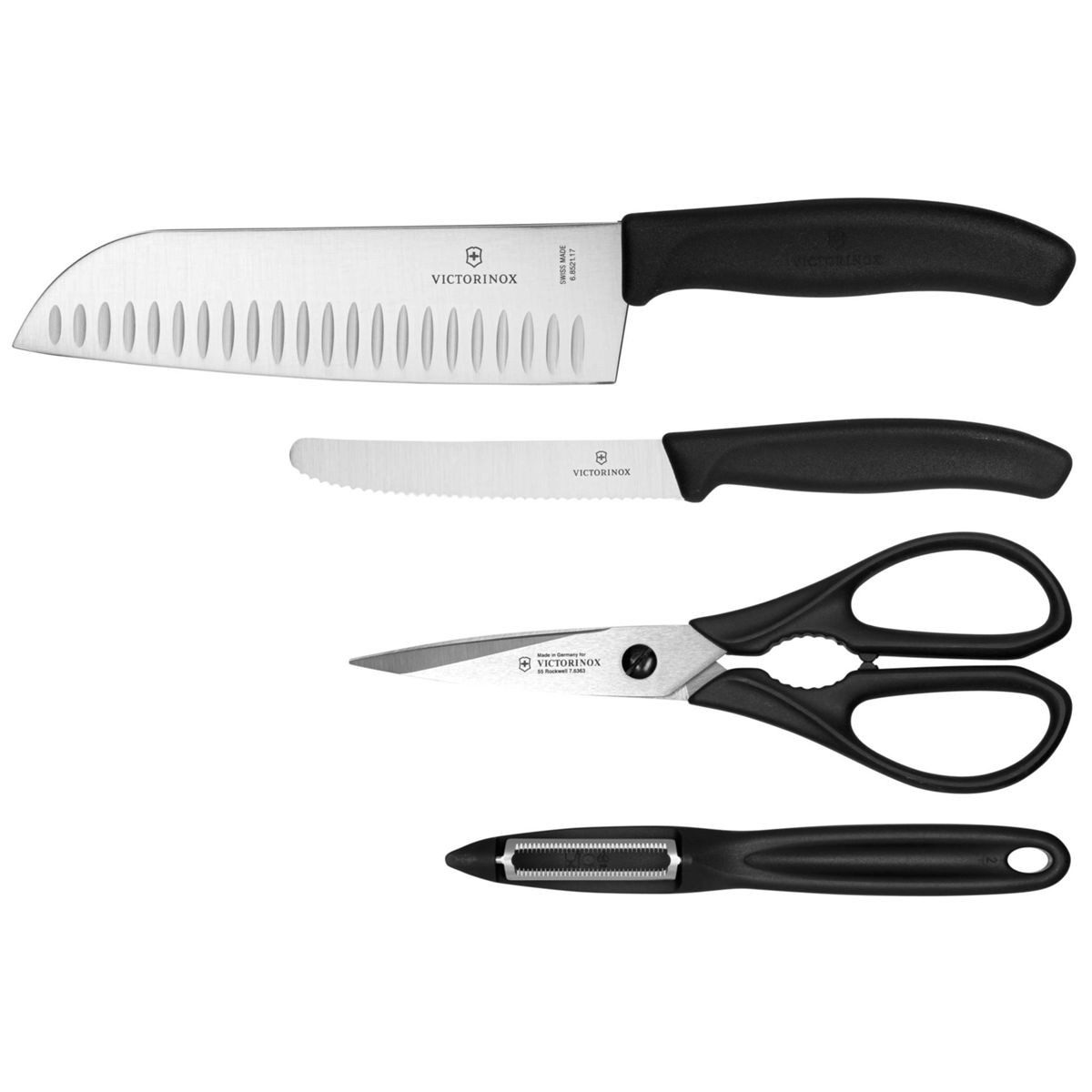Victorinox Zubereitungsmesser Swiss Classic Kitchen Set 4 tlg.