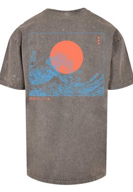 F4NT4STIC T-Shirt Kanagawa Welle Print
