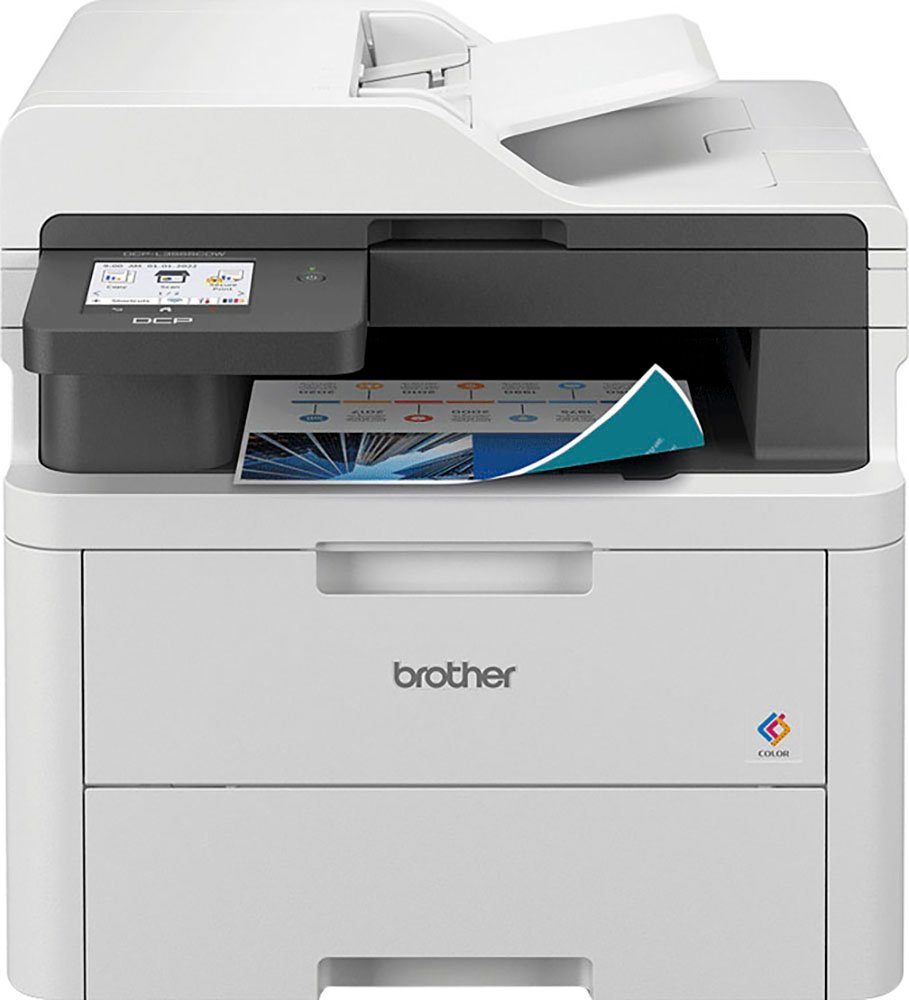 Brother DCP-L3555CDW Multifunktionsdrucker, (LAN (Ethernet), WLAN (Wi-Fi)