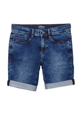 s.Oliver Jeansshorts Slim Fit: Bermuda aus Felpa-Denim Waschung