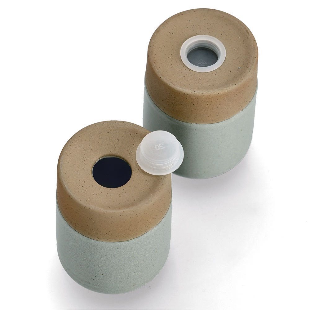 Zeller Present Pfefferstreuer Salz-/-Set, 2-tlg., Steingut