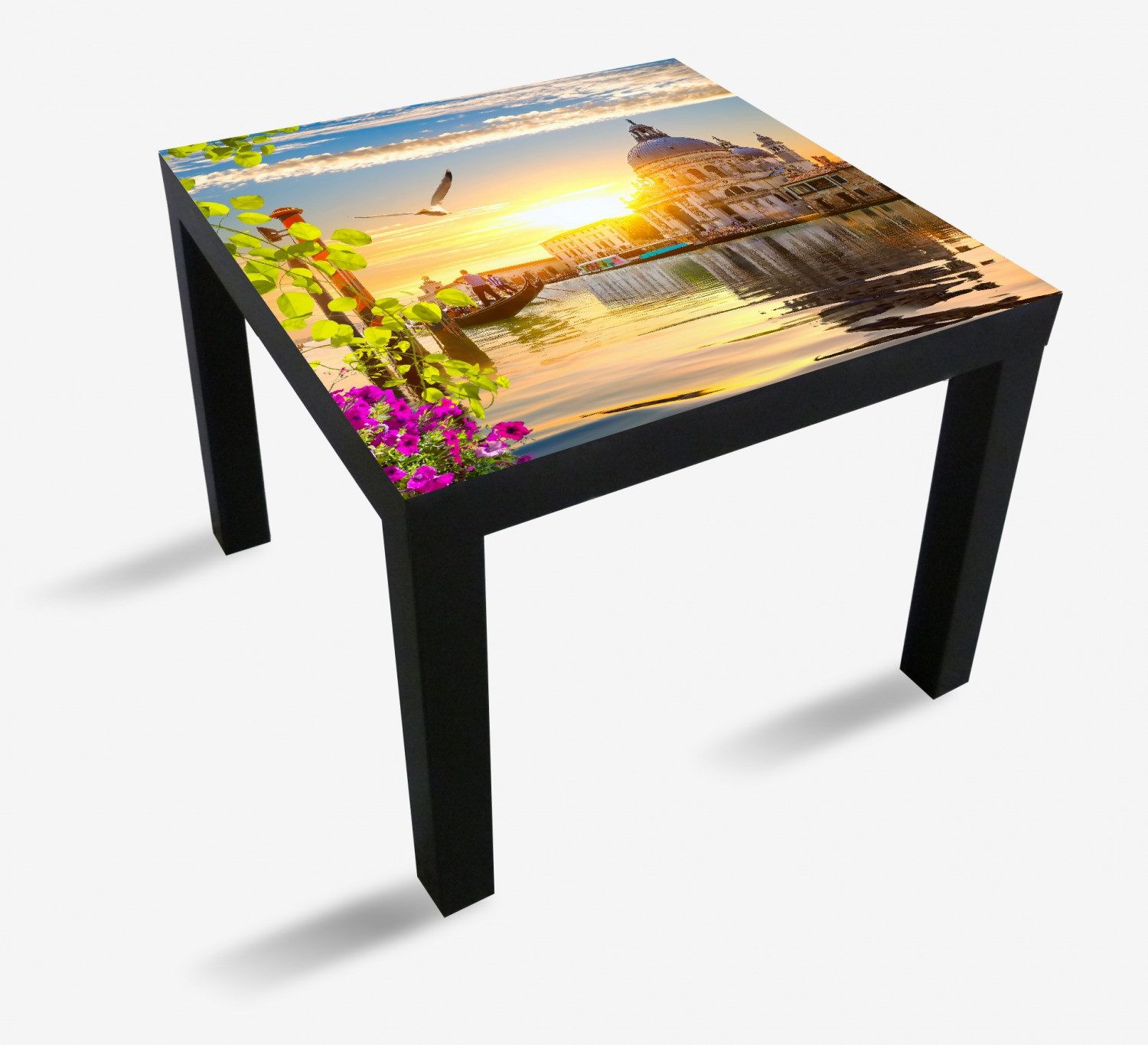 Wallario Tischplatte Italienischer Sommerabend (1 St), für Ikea Lack Tisch geeignet