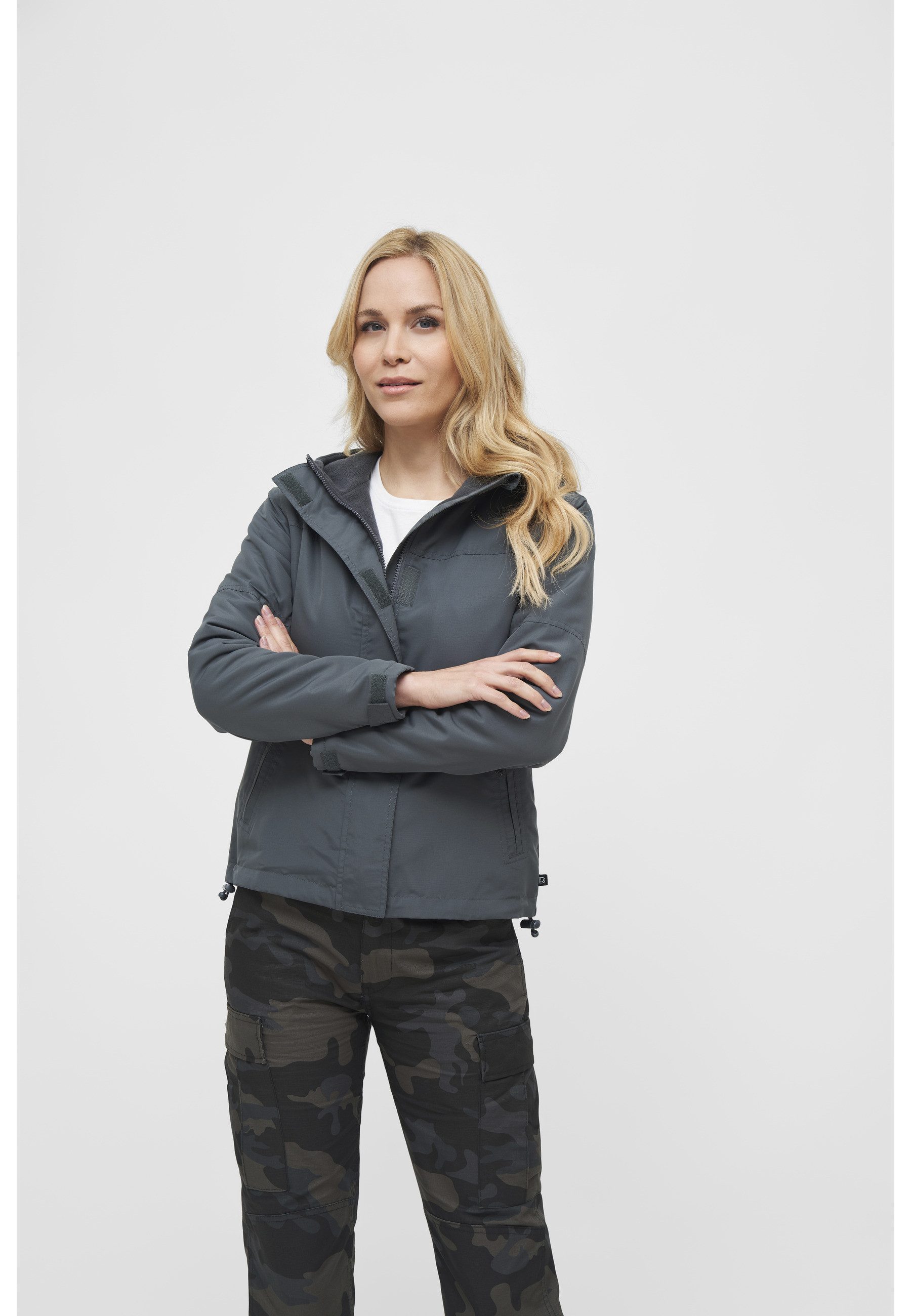 Brandit Langmantel Brandit Damen Ladies Windbreaker Frontzip