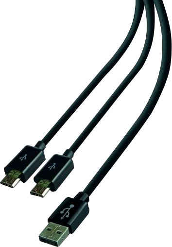 Steelplay Dual Play USB-Kabel, USB 3.0 Typ A, USB Micro-B, USB Typ A, (300 cm)
